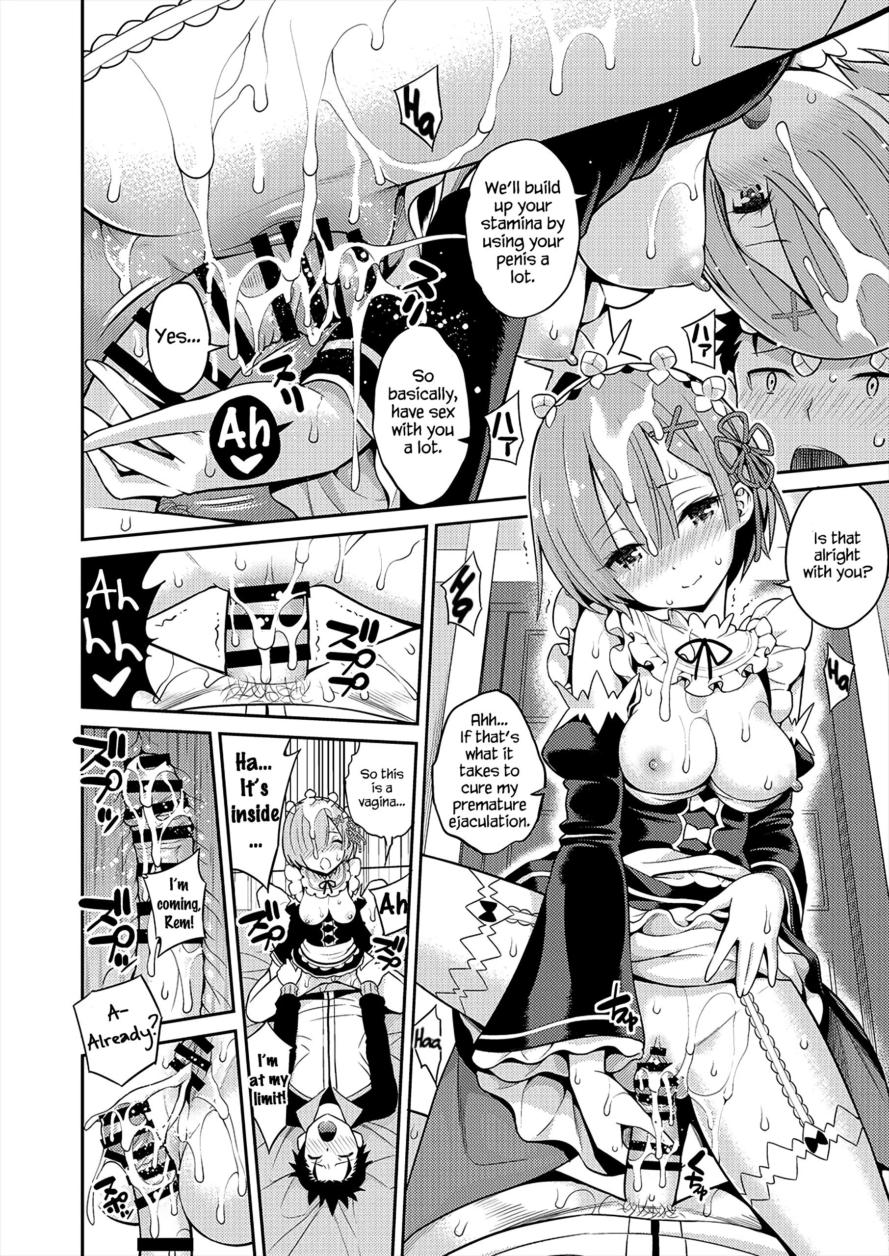 Love: Rem Premature Ejaculation Improvement Program porn comic picture 11