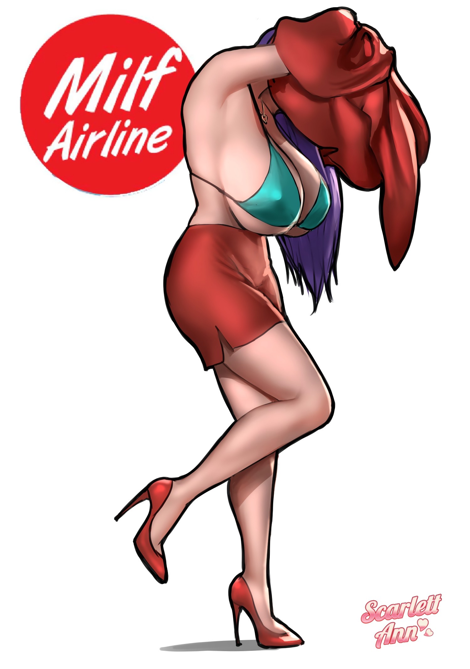 Milf Airline porn comic picture 90