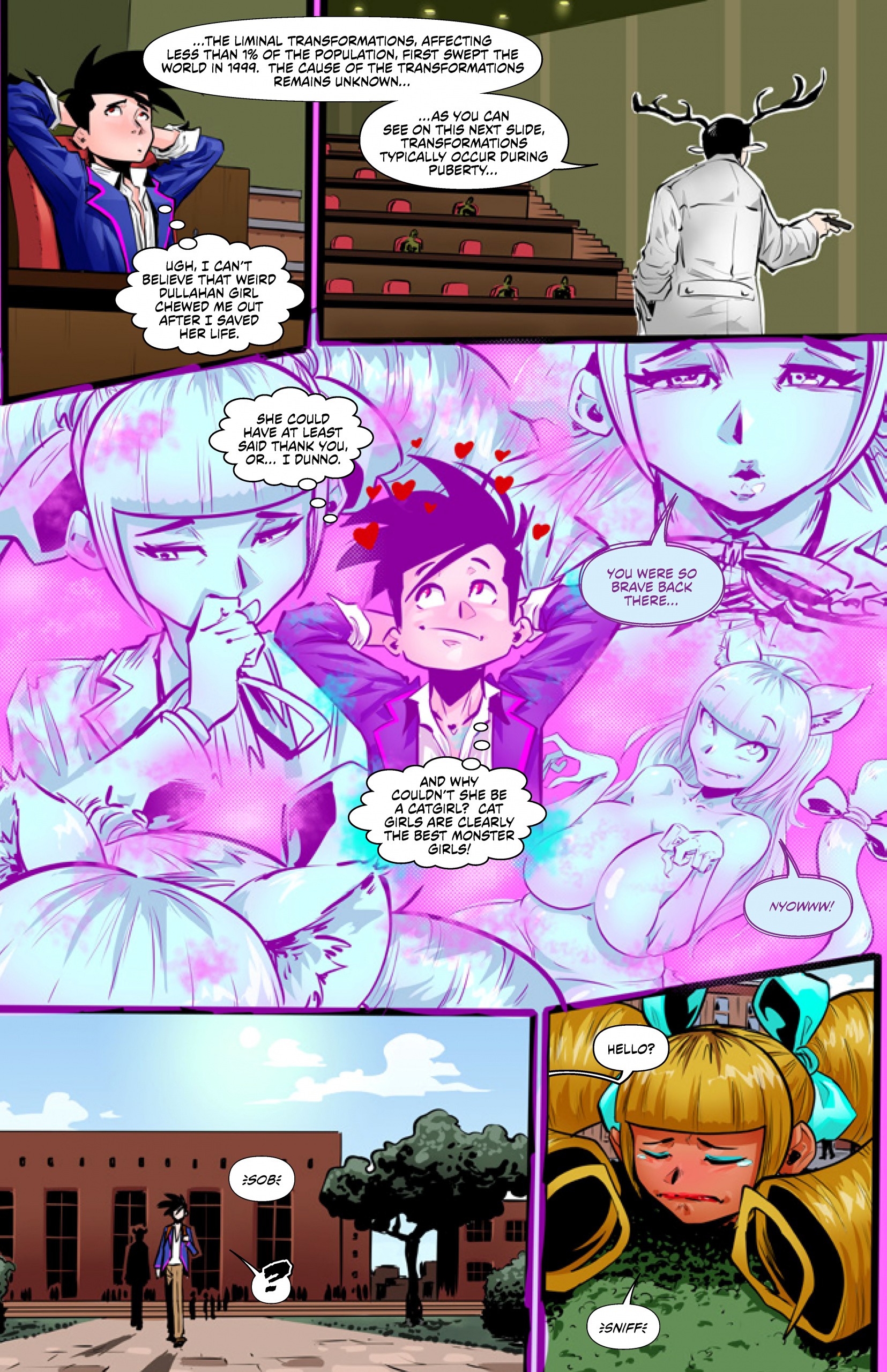 Monster Girl Academy porn comic picture 7