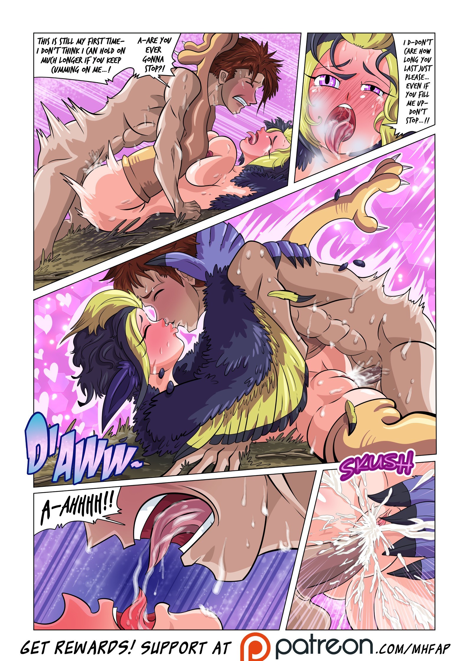Monster Harem Feverish Absolute Passion! Ch. 1-5 porn comic picture 20