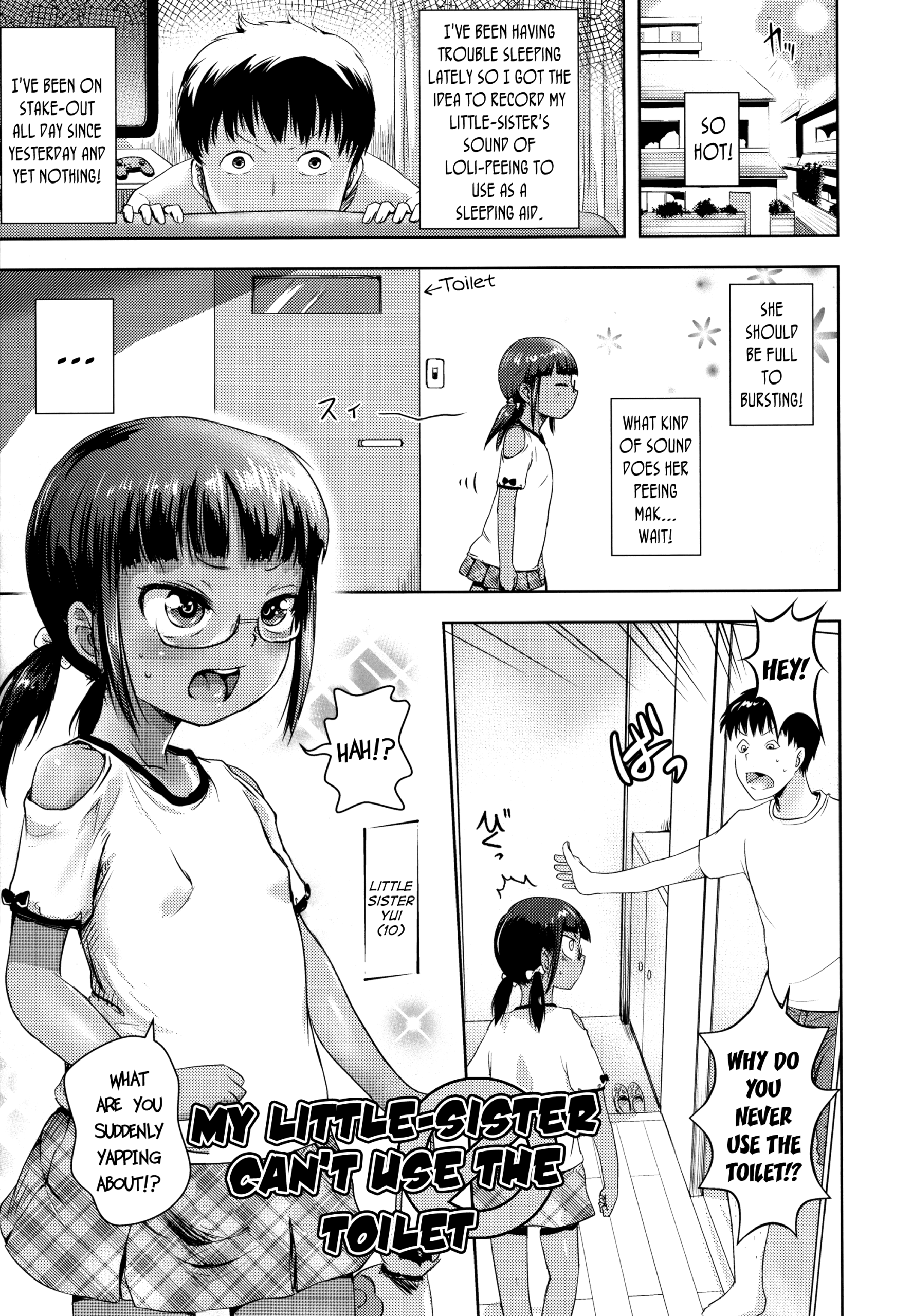 My Little-Sister Can't Use The Toilet Hentai manga, Porn manga, Doujinshi -  GOLDENCOMICS