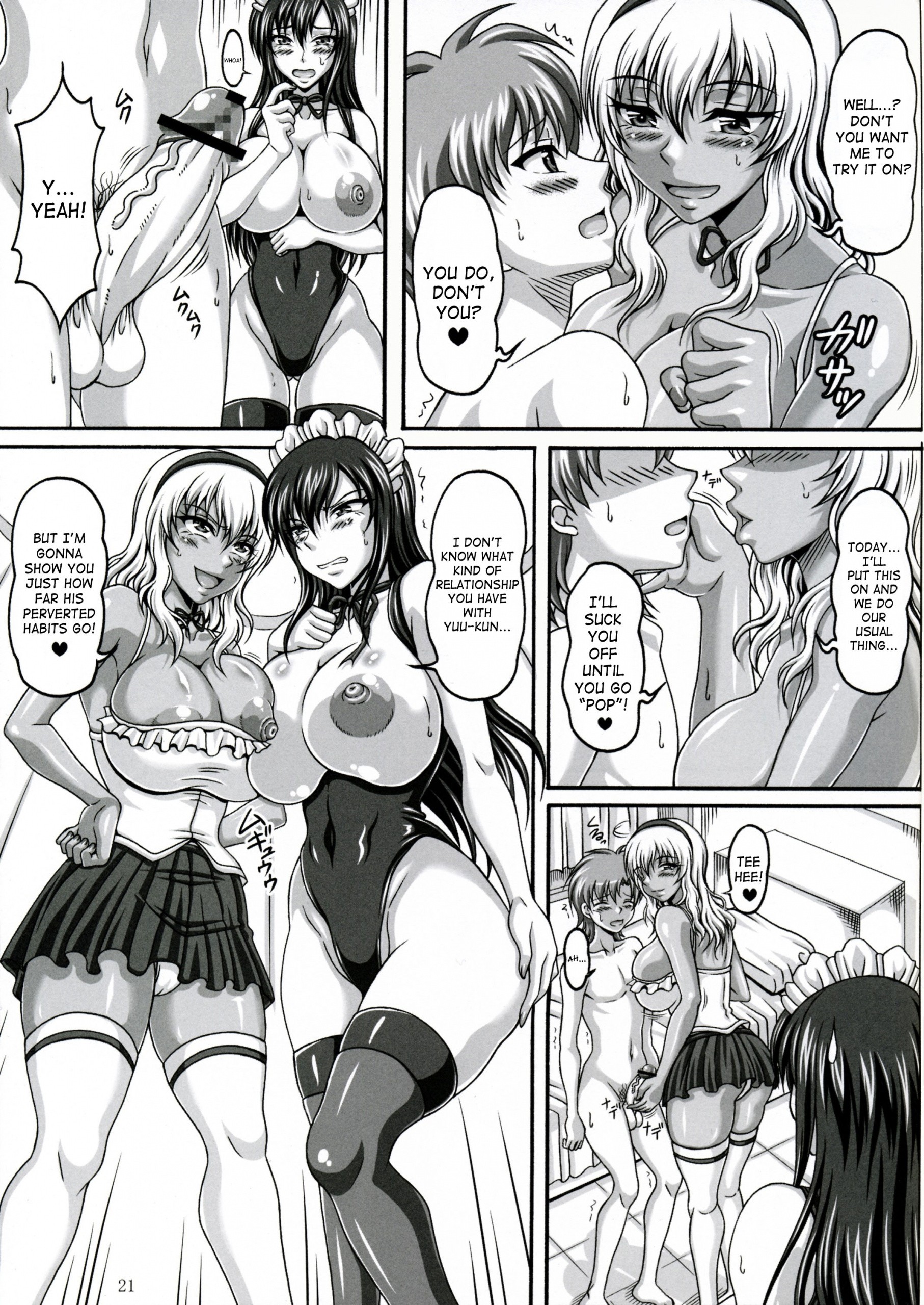 My Personal Big Breasted Masturbation Maid X2 hentai manga picture 18