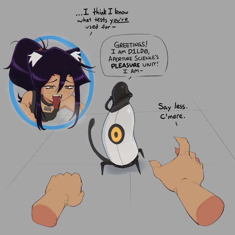 Portal Kat porn comic picture 12