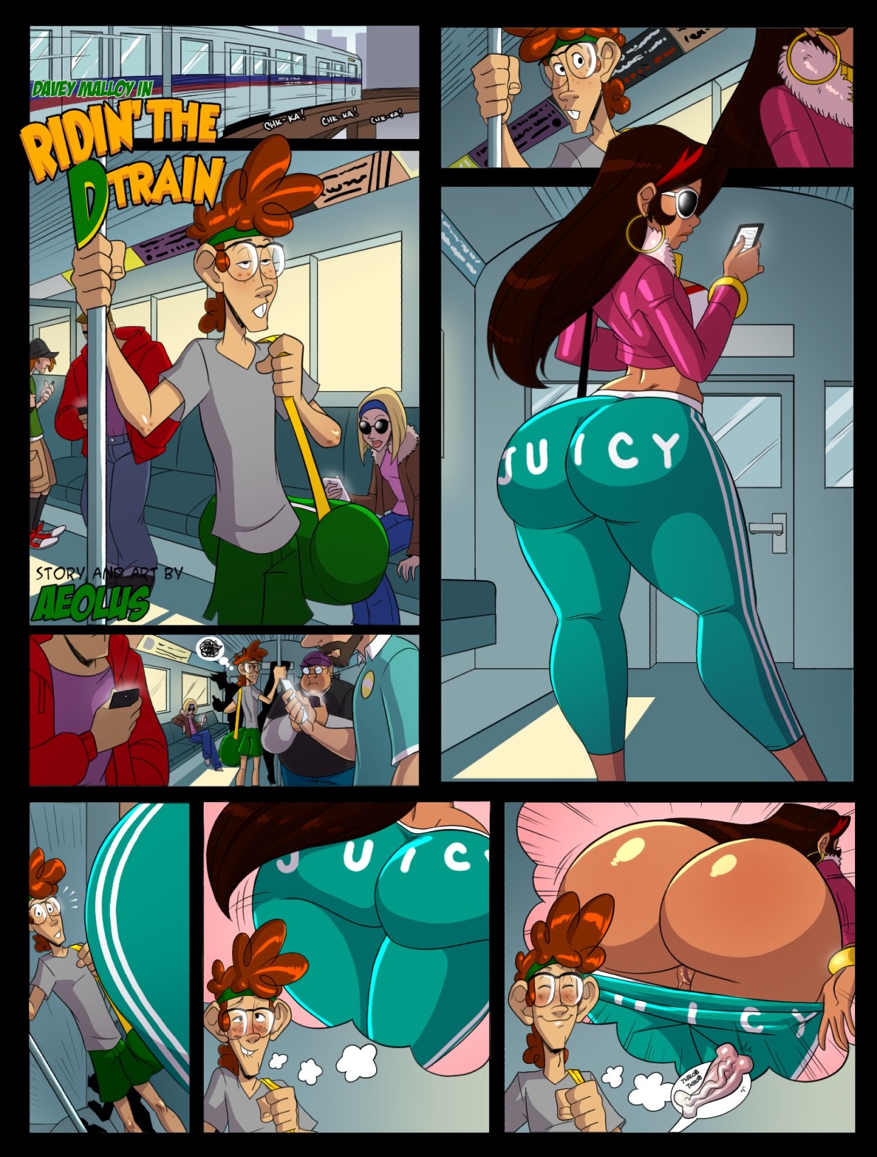 Ridin' the D Train porn comic picture 2