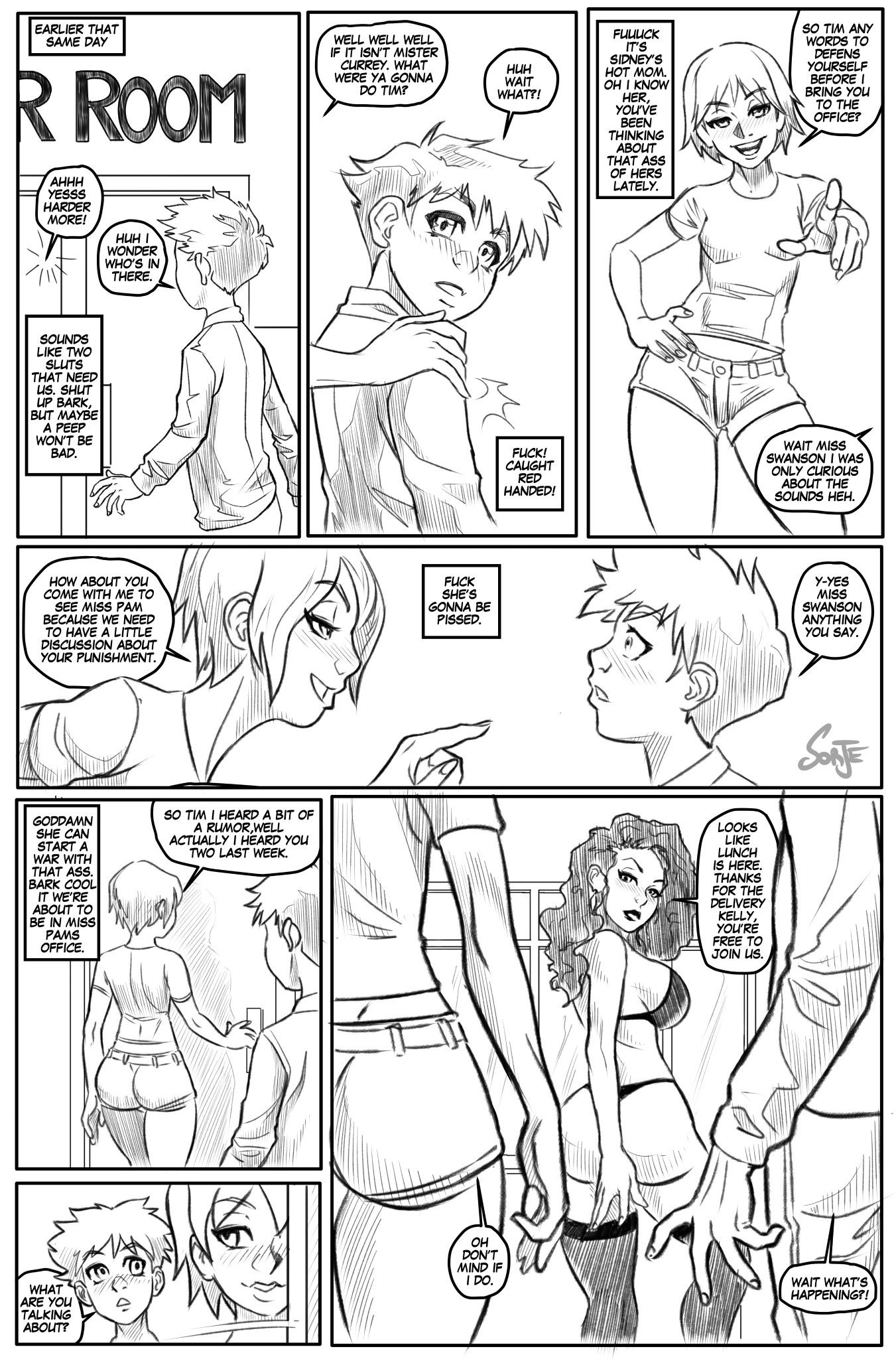 Sidney: Fast Times R&R High porn comic picture 12