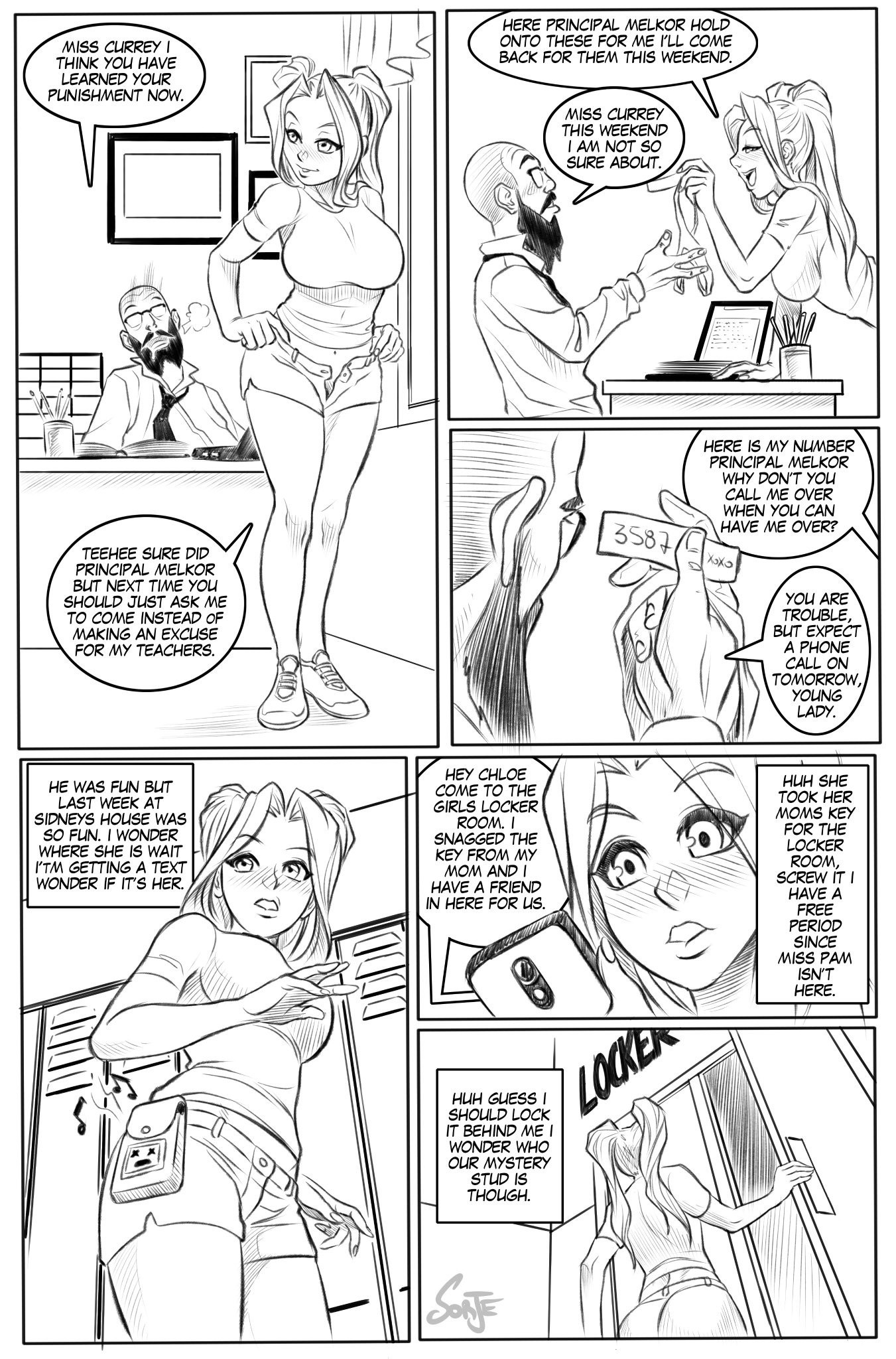 Sidney: Fast Times R&R High porn comic picture 2