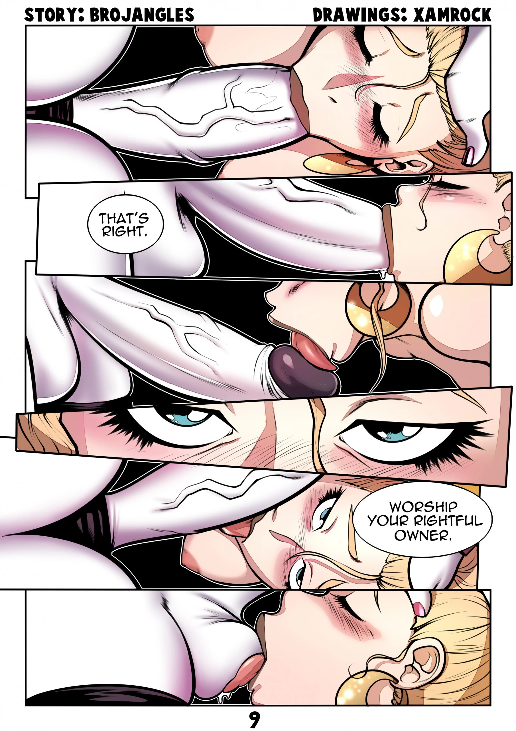 Striped Payback porn comic picture 11