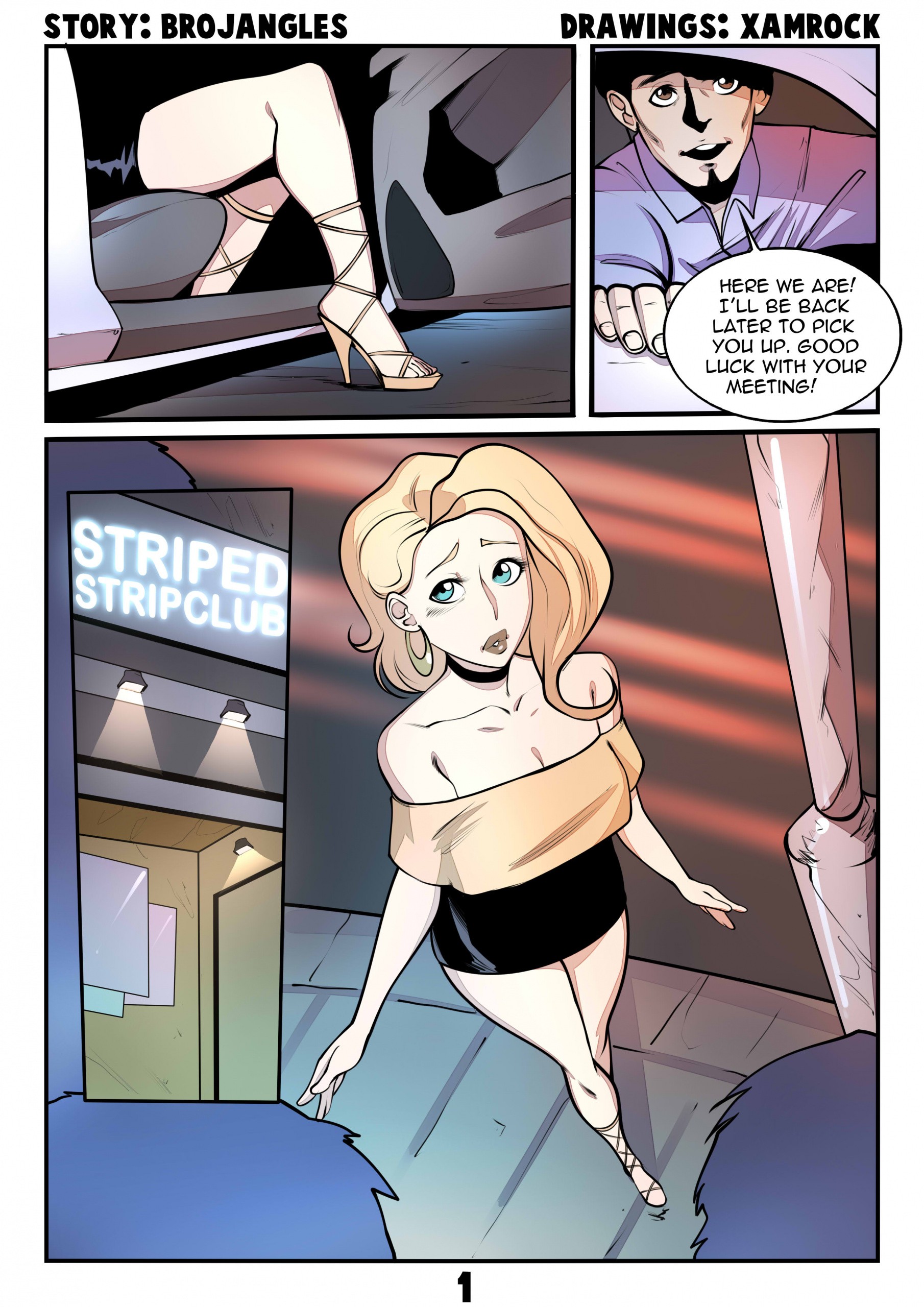 Striped Payback porn comic picture 3