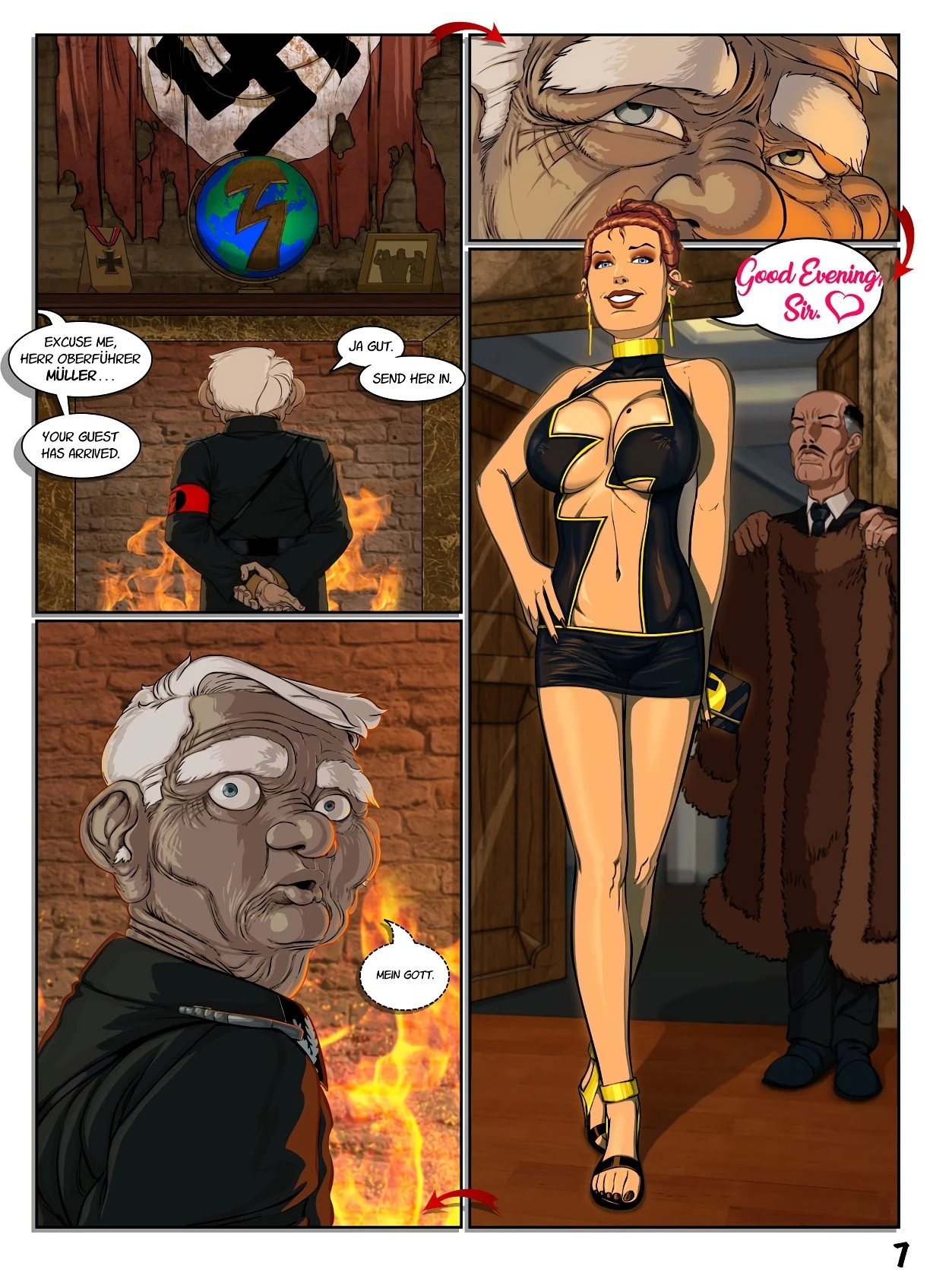 Sydney and Müller porn comic picture 8