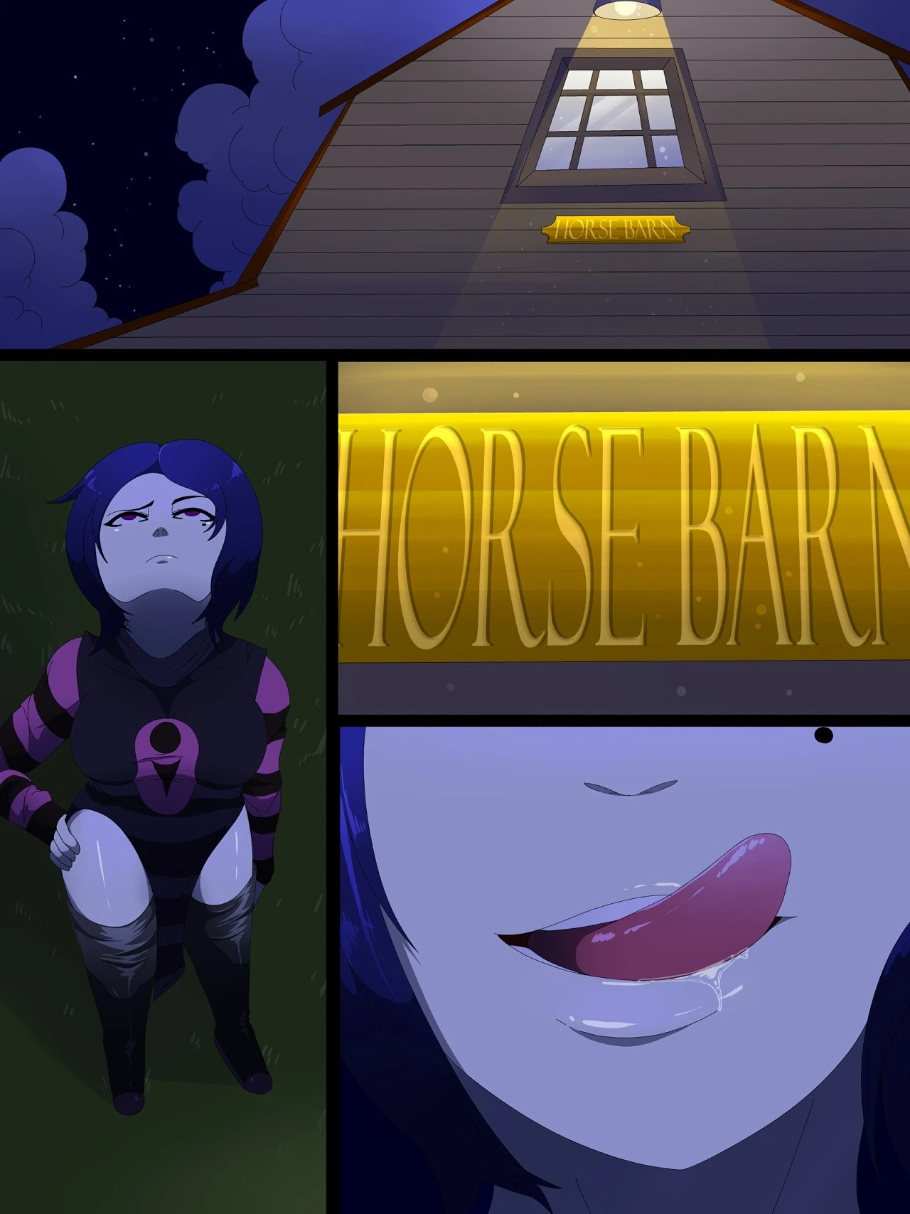 Tak In The Horse Barn porn comic picture 1