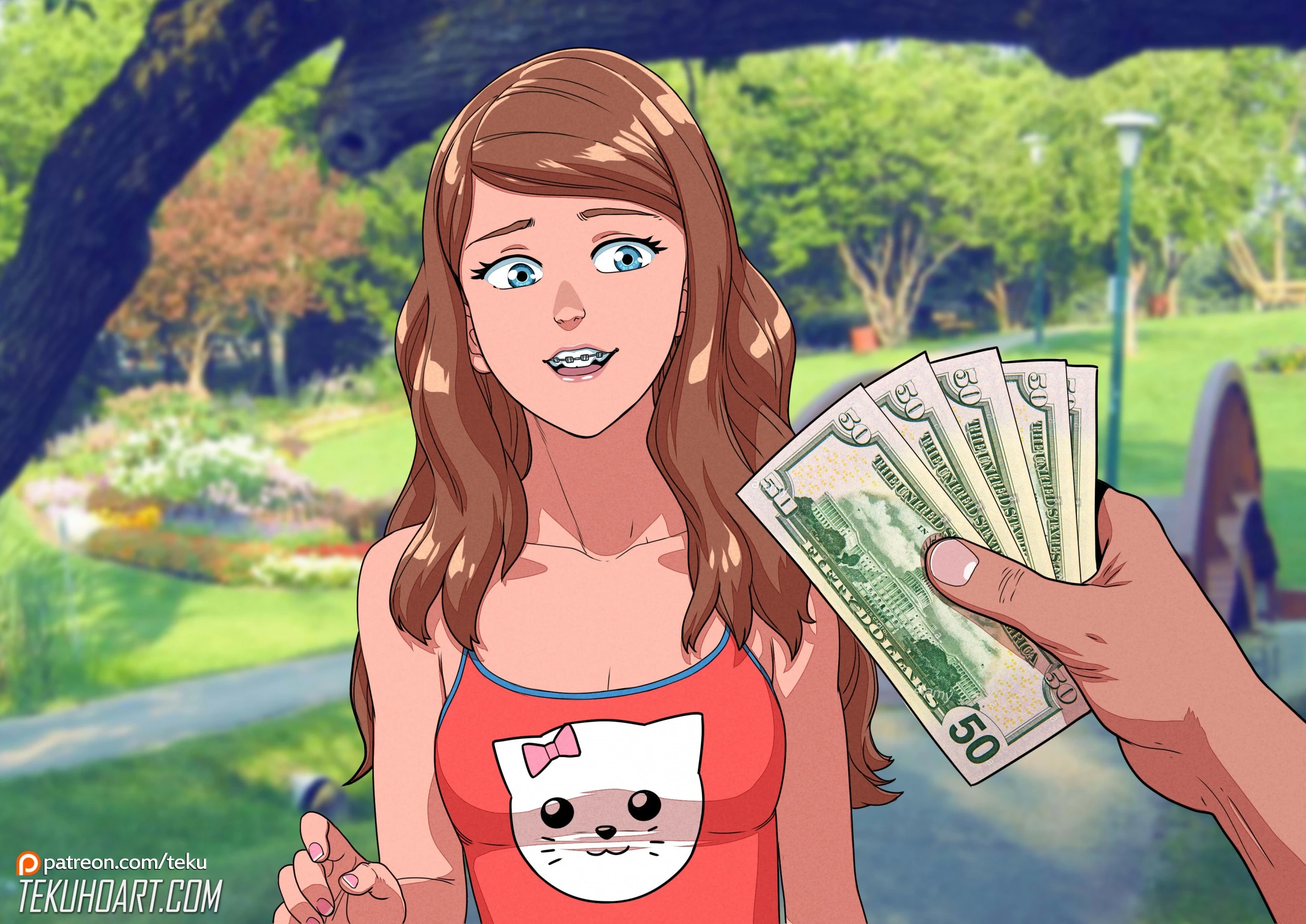 Tammy in the park porn comic picture 3