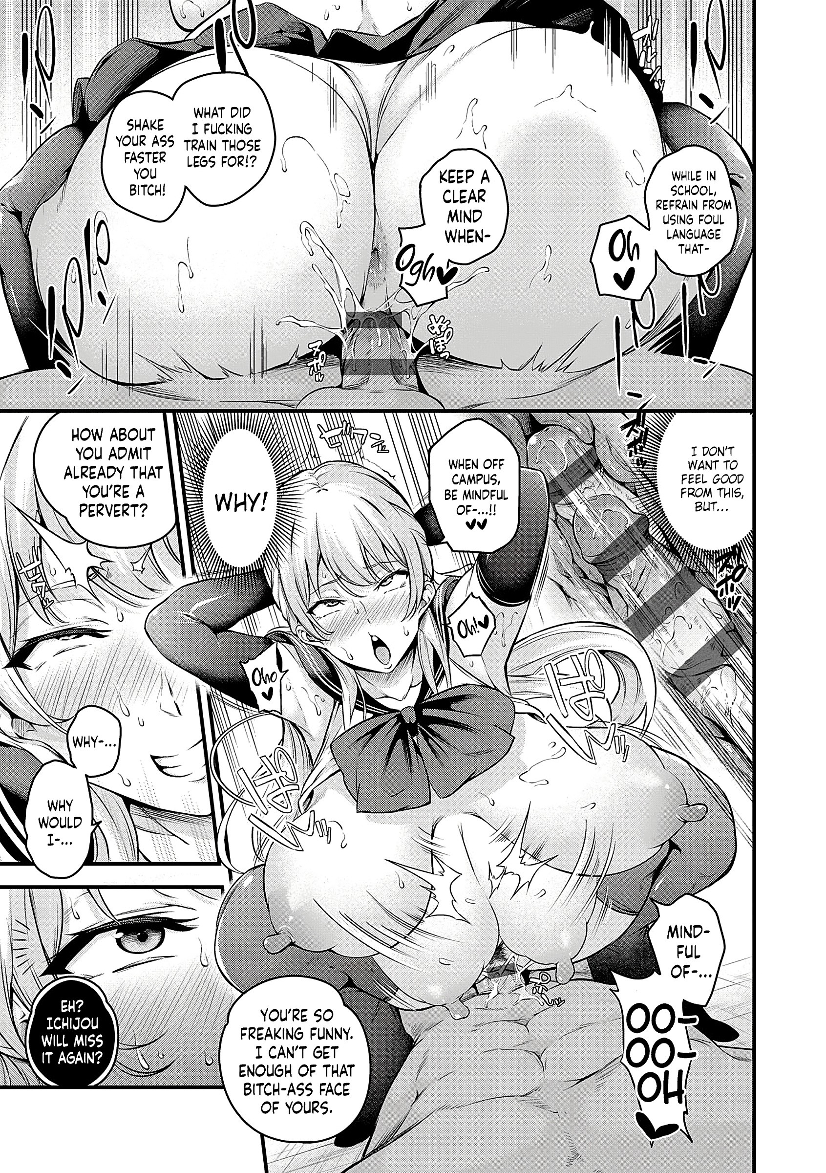 The Defeat of Ichijou From the Disciplinary Committee hentai manga picture 21