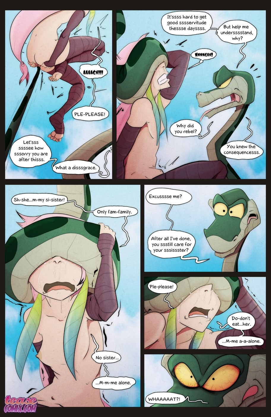 The Snake and The Girl 5 porn comic picture 17