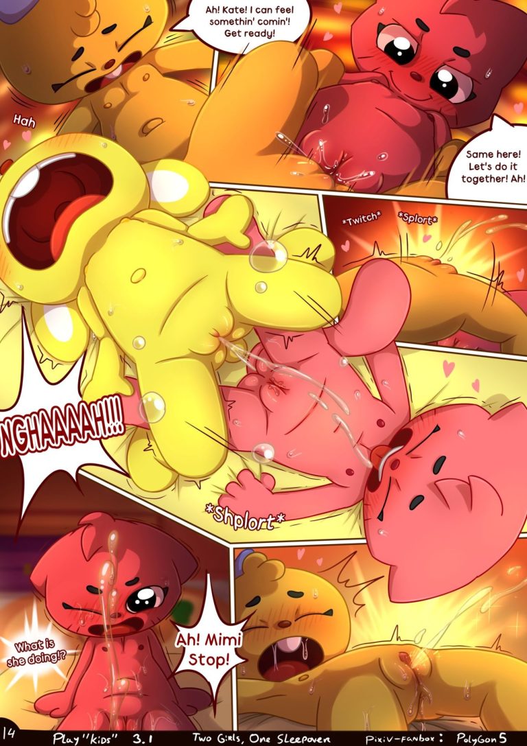 Two girls One sleepover porn comic picture 15