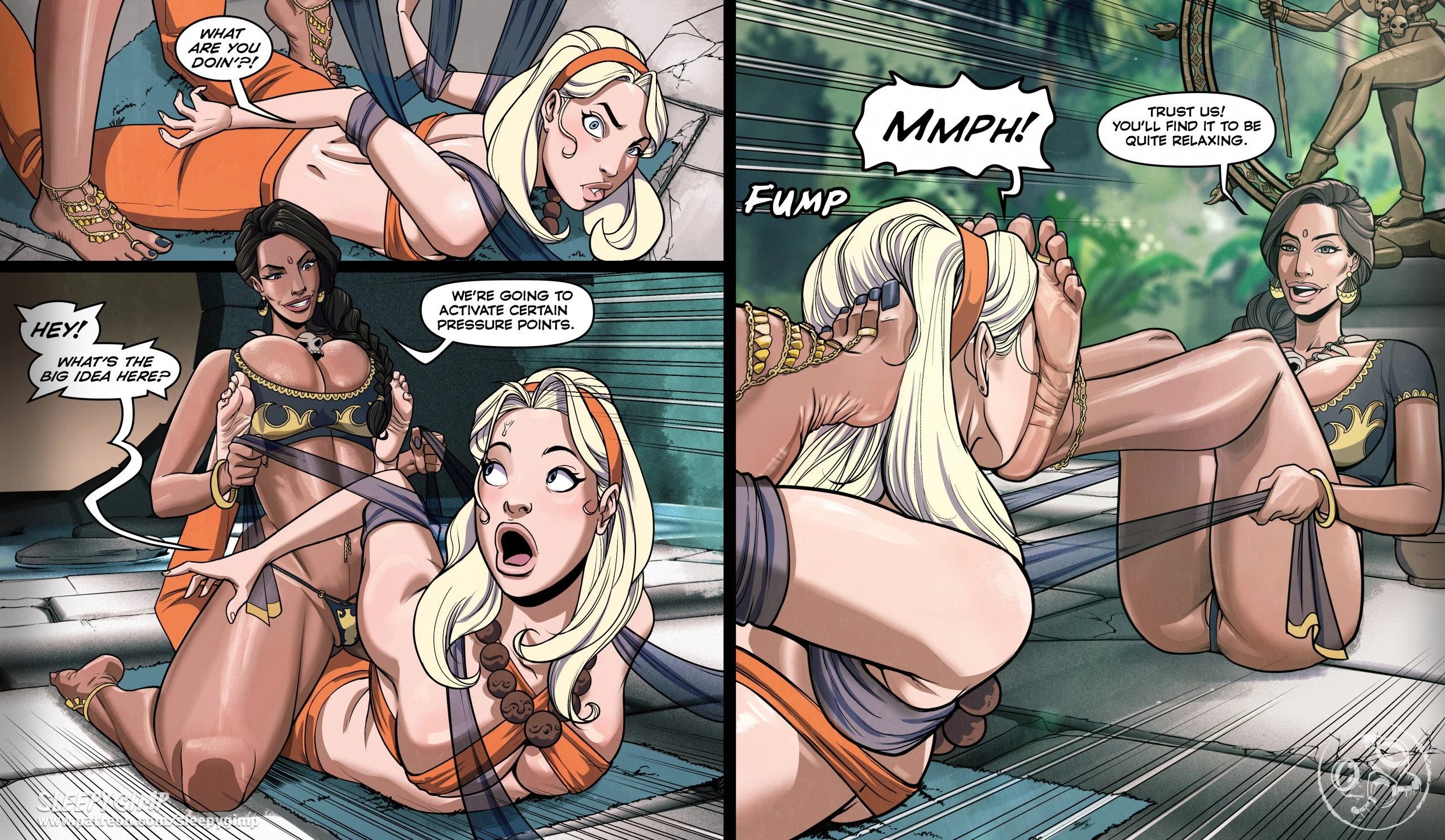 Yoga Hypnosis porn comic picture 7