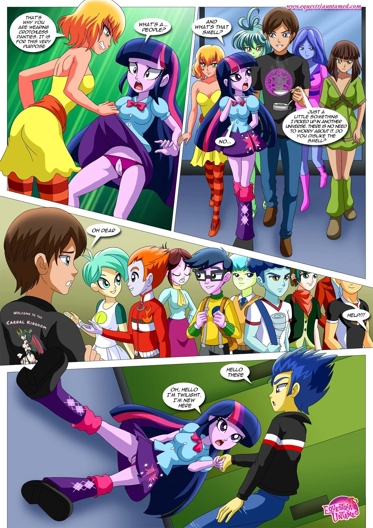 Equestria Girls Unleashed porn comic picture 3