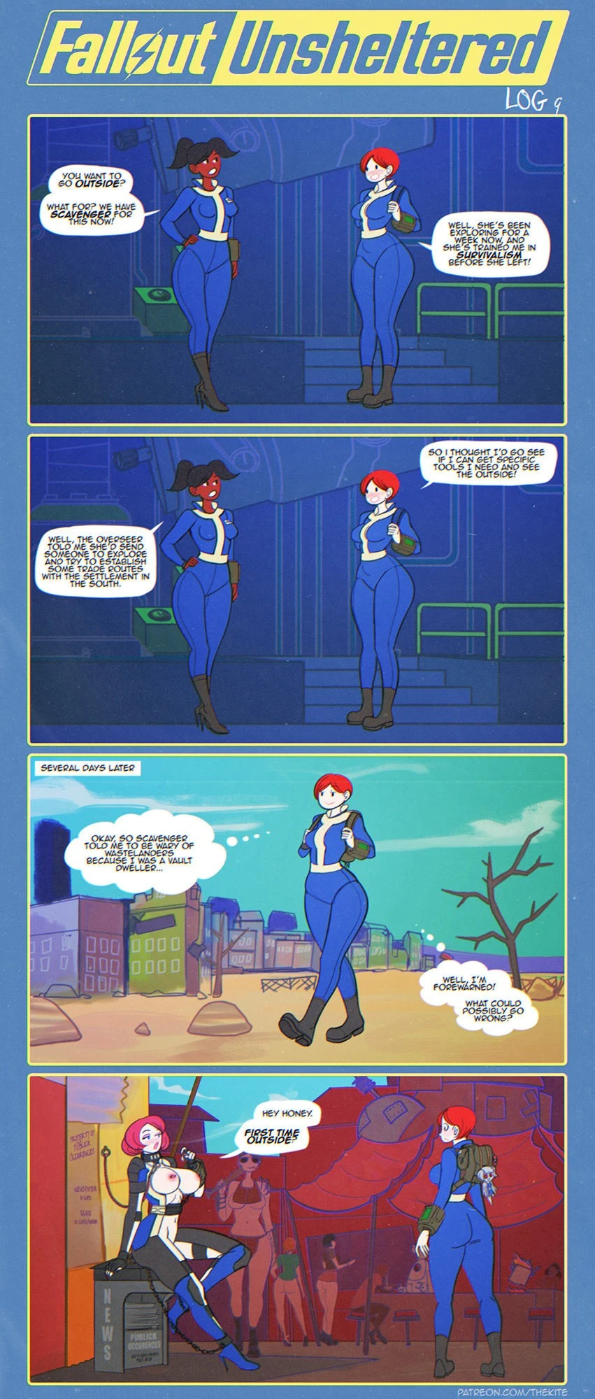 Fallout Unsheltered porn comic picture 9