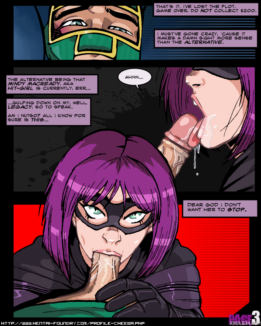 Fuck Ass - Hit Girl Gets Popped porn comic picture 3