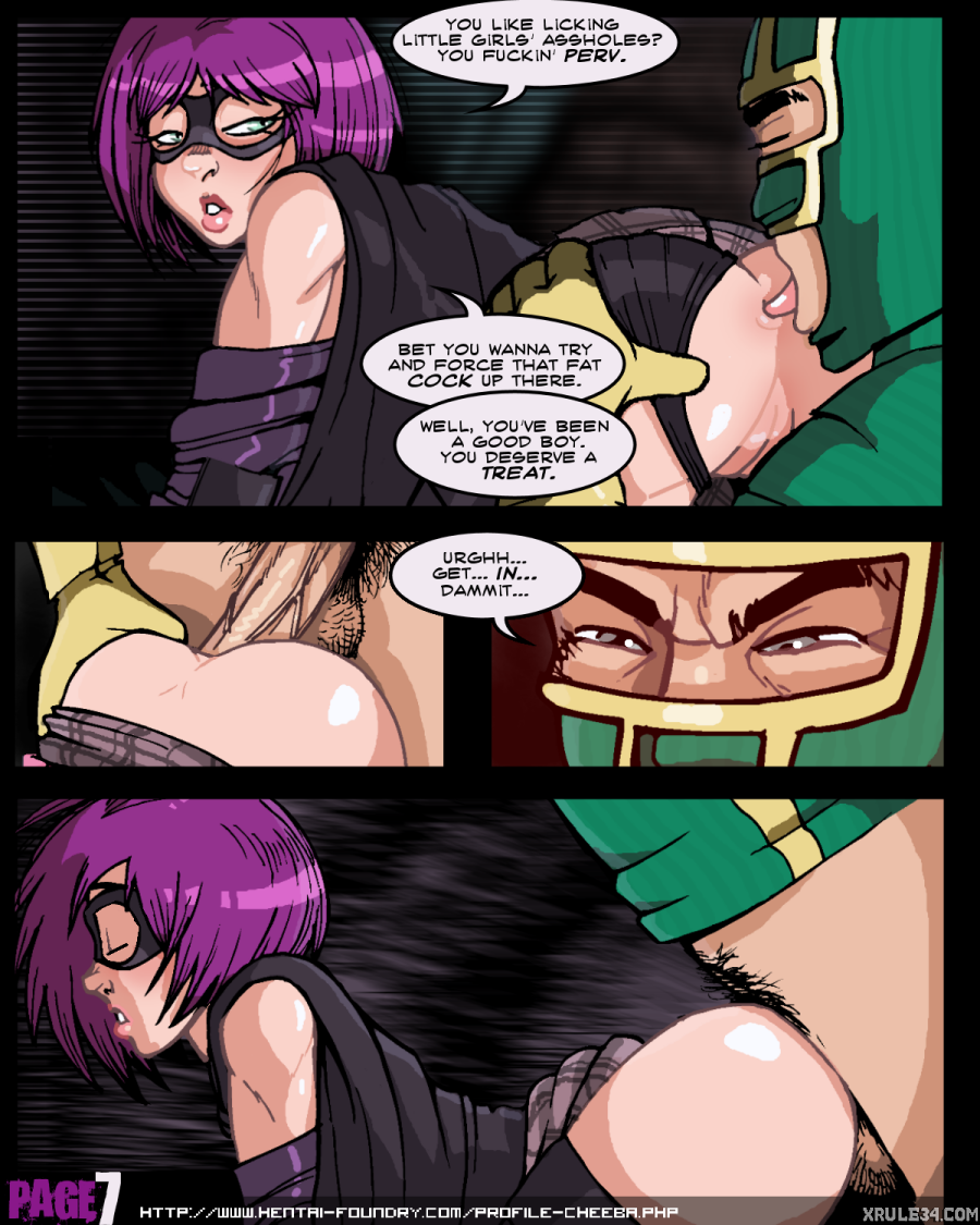 Fuck Ass - Hit Girl Gets Popped porn comic picture 7