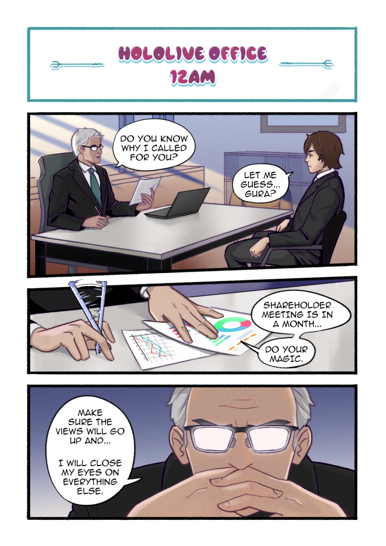 Gawr Gura Stream Routine porn comic picture 2
