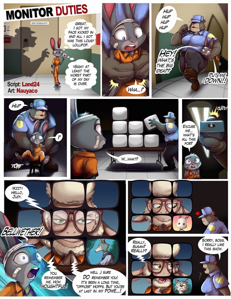 Guilty! Judy & Nick Go to Jail porn comic picture 13