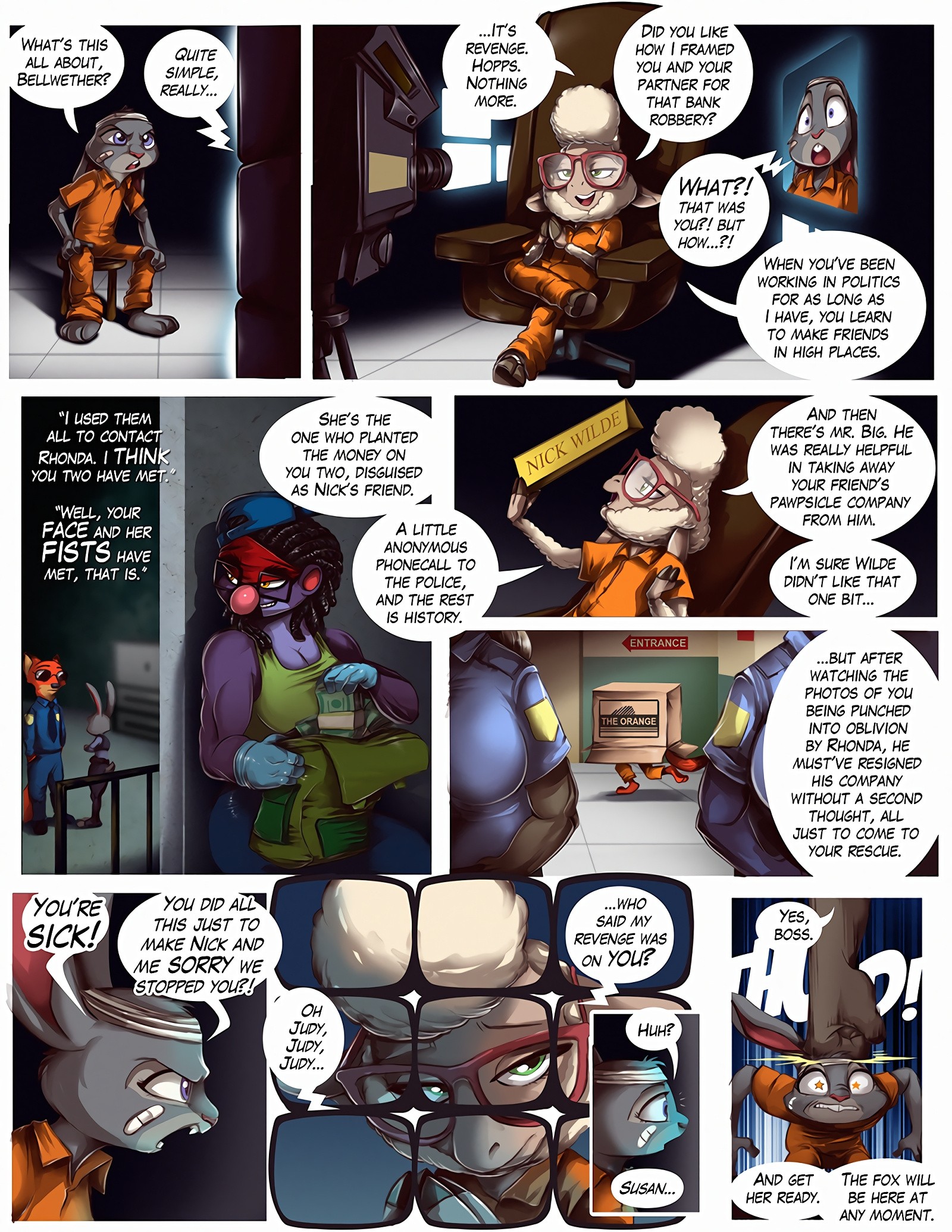 Guilty! Judy & Nick Go to Jail porn comic picture 16