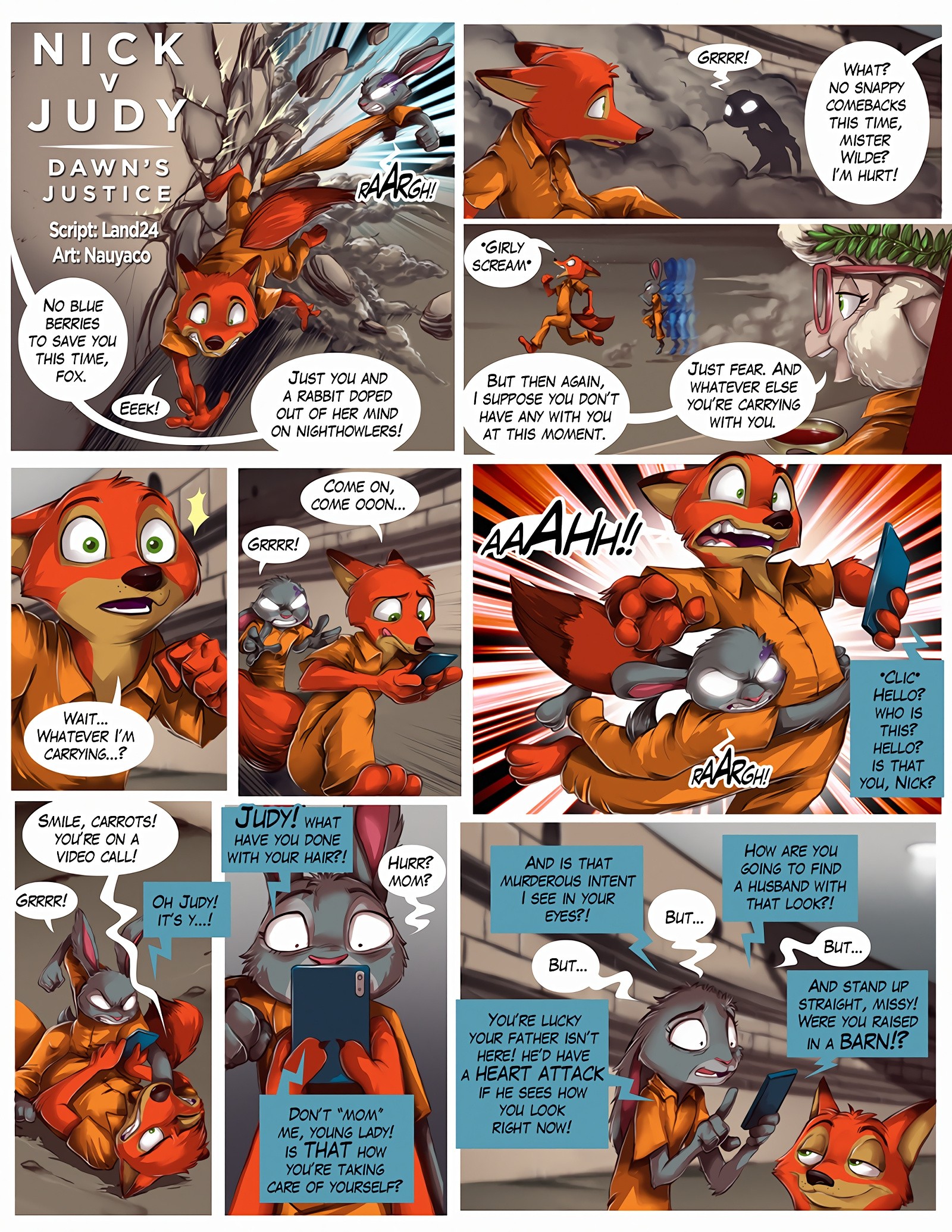 Guilty! Judy & Nick Go to Jail porn comic picture 18