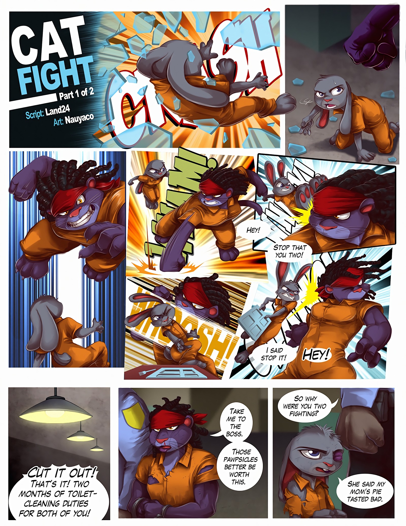 Guilty! Judy & Nick Go to Jail porn comic picture 6