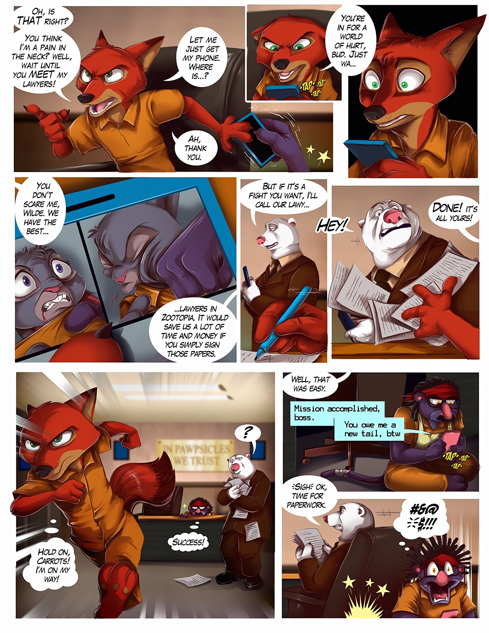 Guilty! Judy & Nick Go to Jail porn comic picture 9