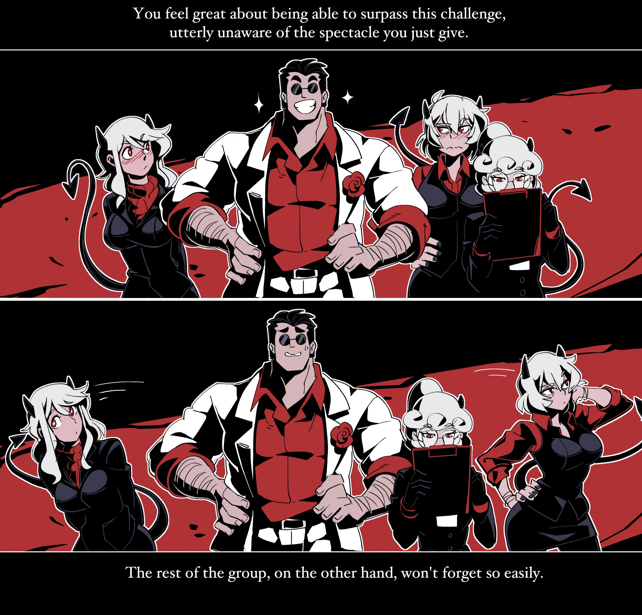 Helltaker Fanart Madness porn comic picture 132