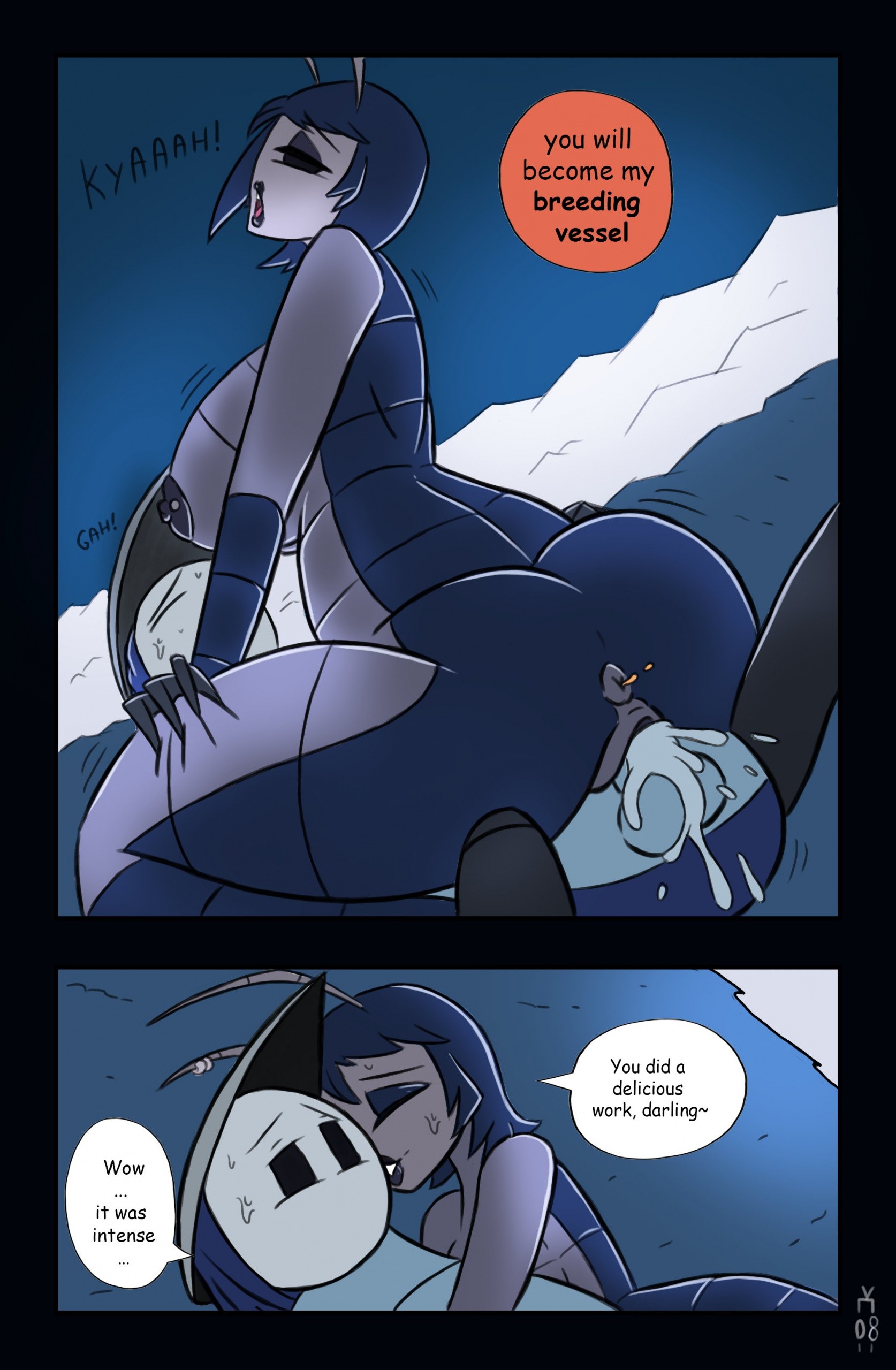 Horny Knight porn comic picture 14