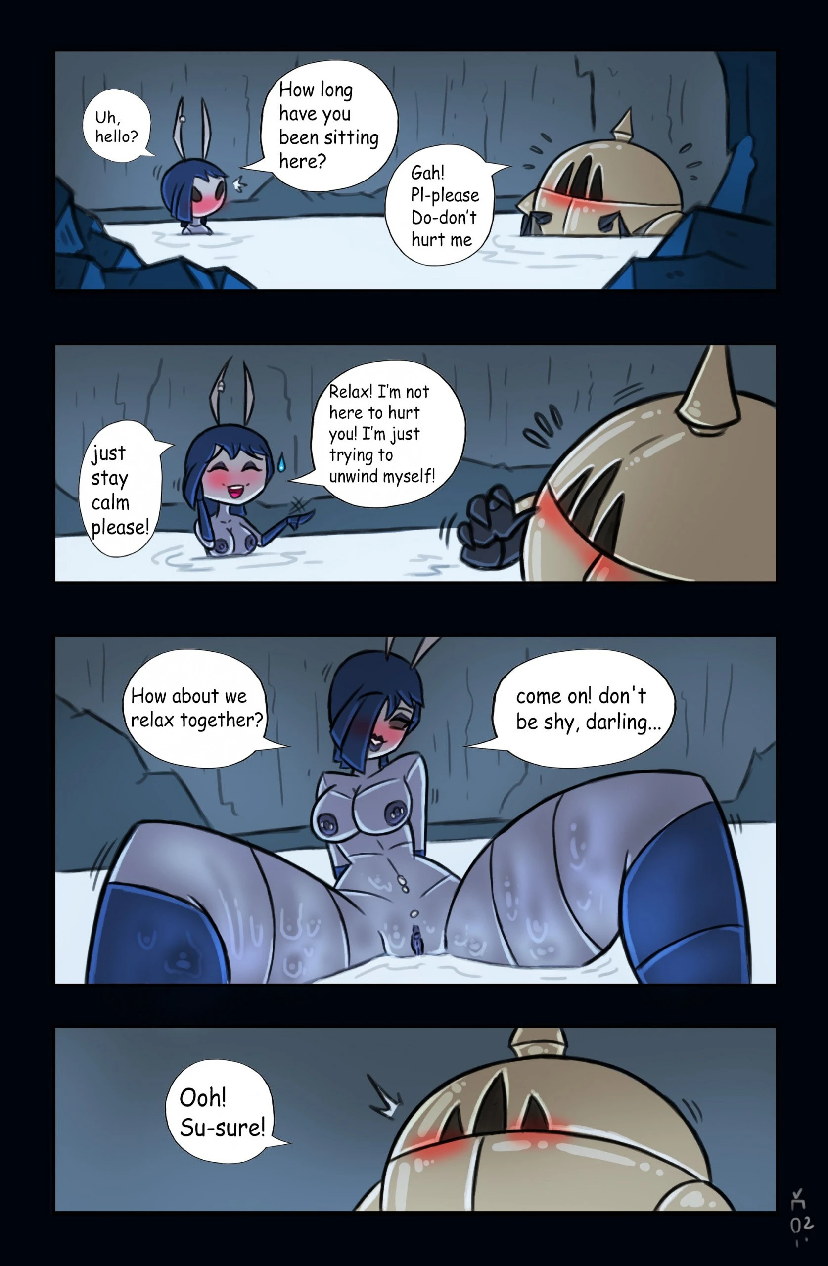 Horny Knight porn comic picture 16
