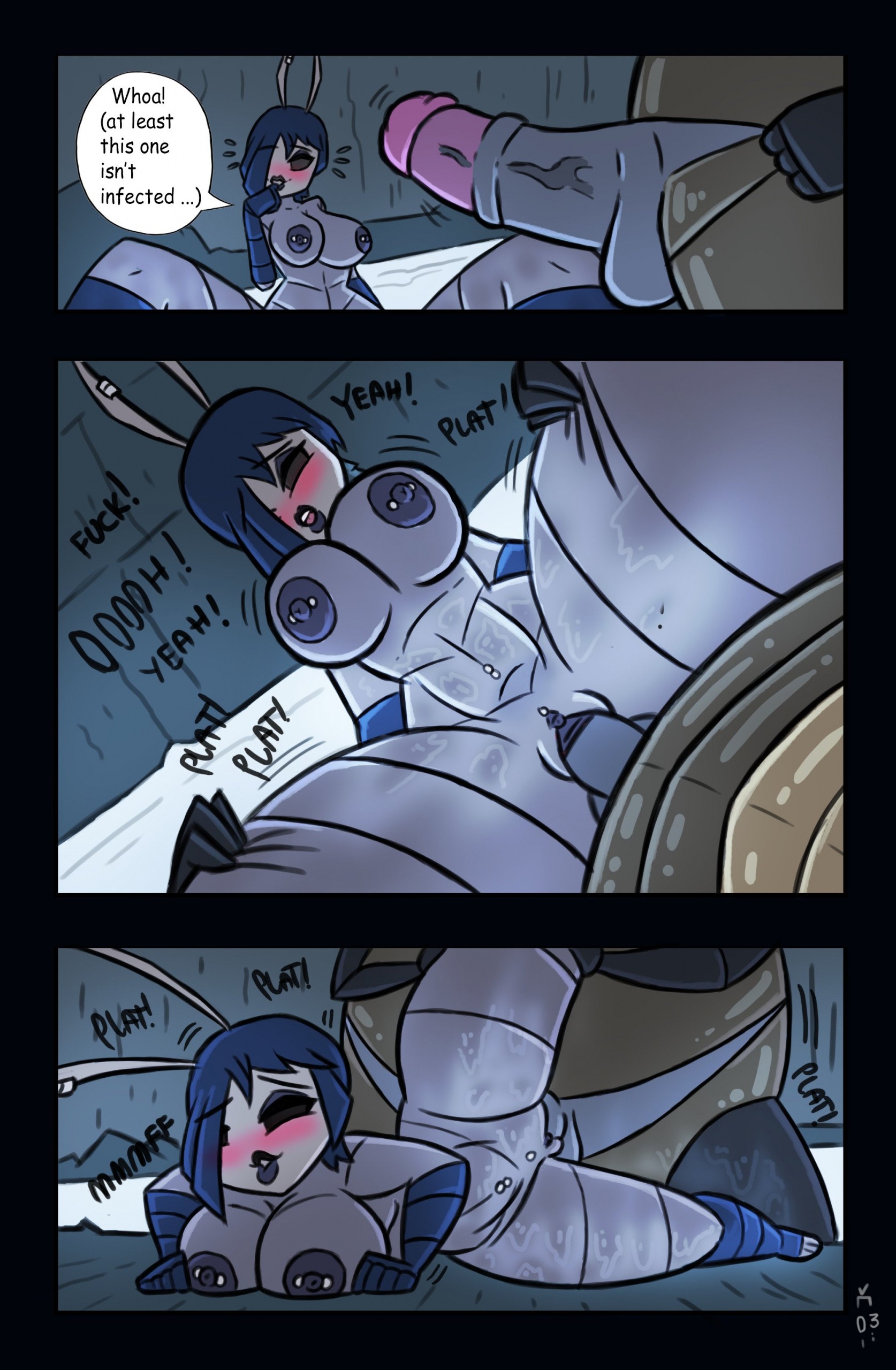 Horny Knight porn comic picture 17