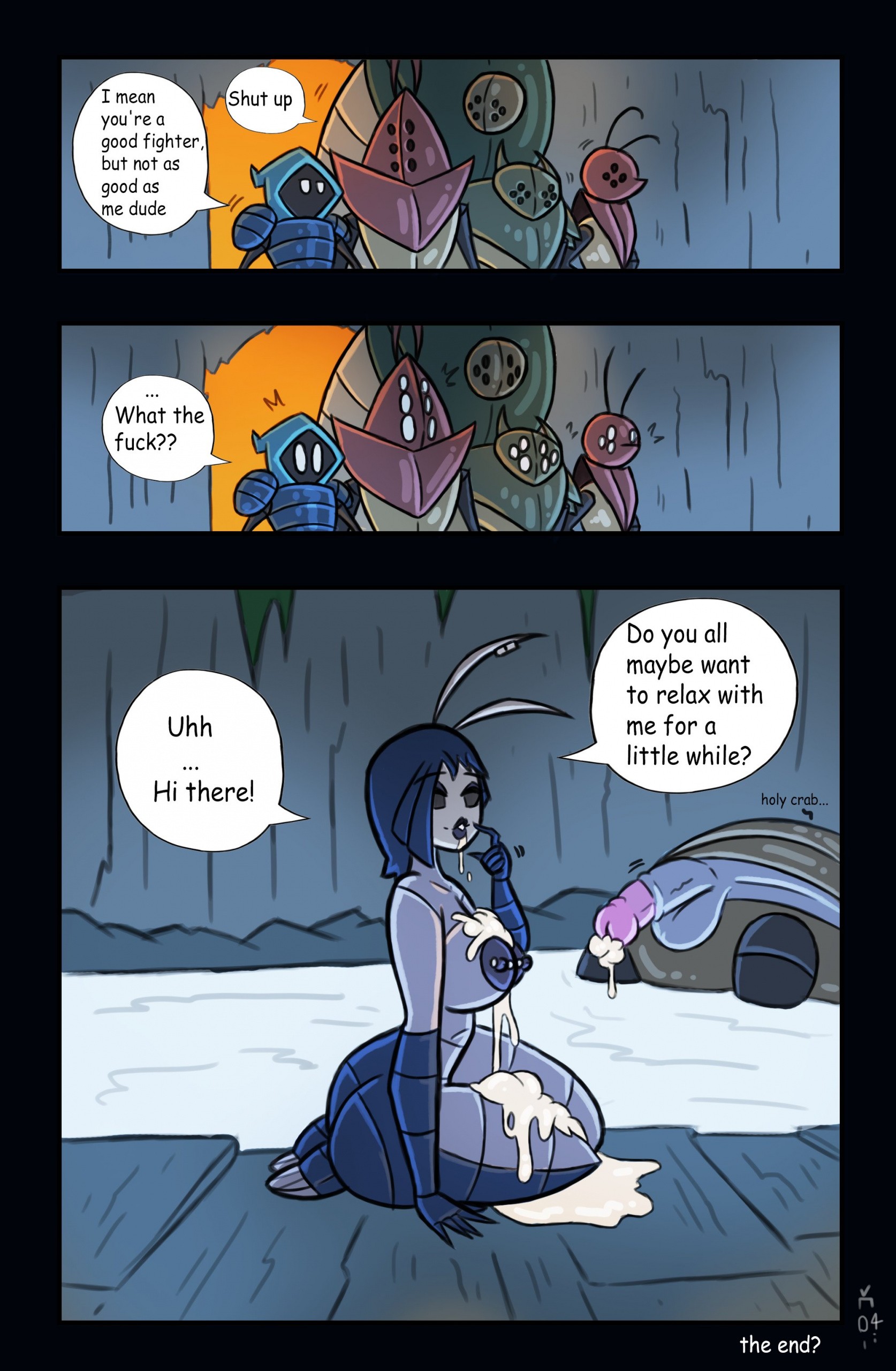 Horny Knight porn comic picture 18