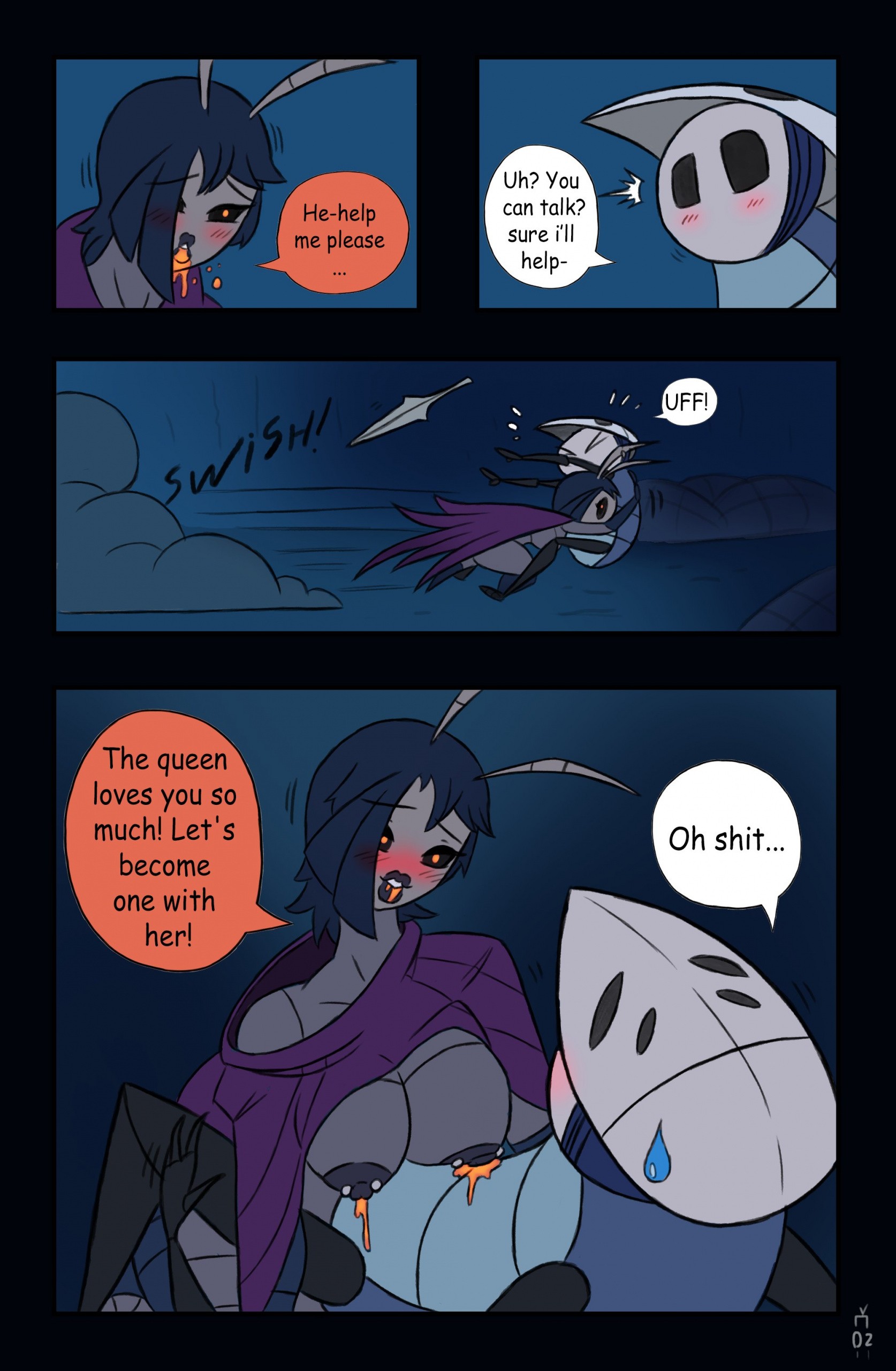 Horny Knight porn comic picture 8