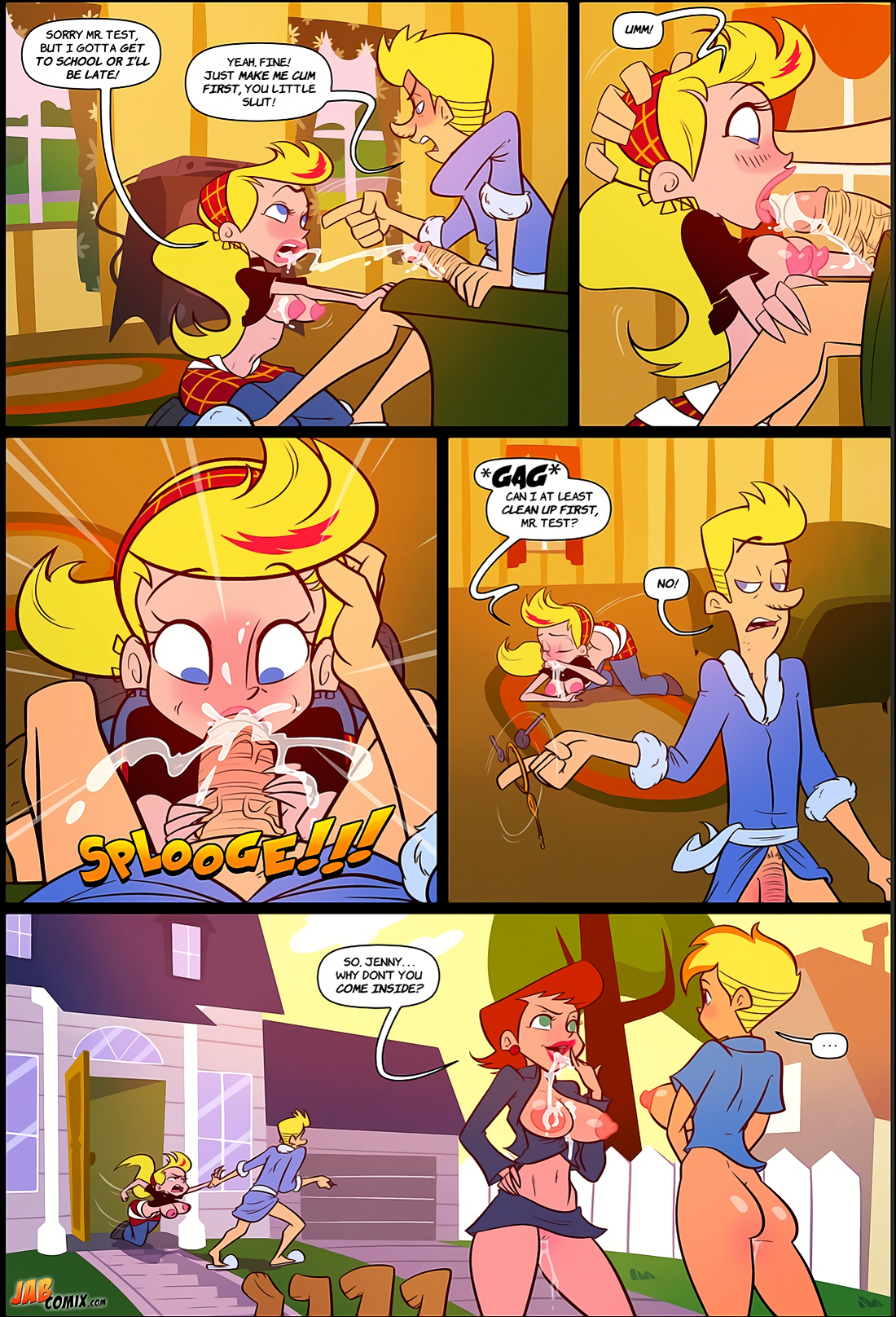Johnny Testicles 3 porn comic picture 4