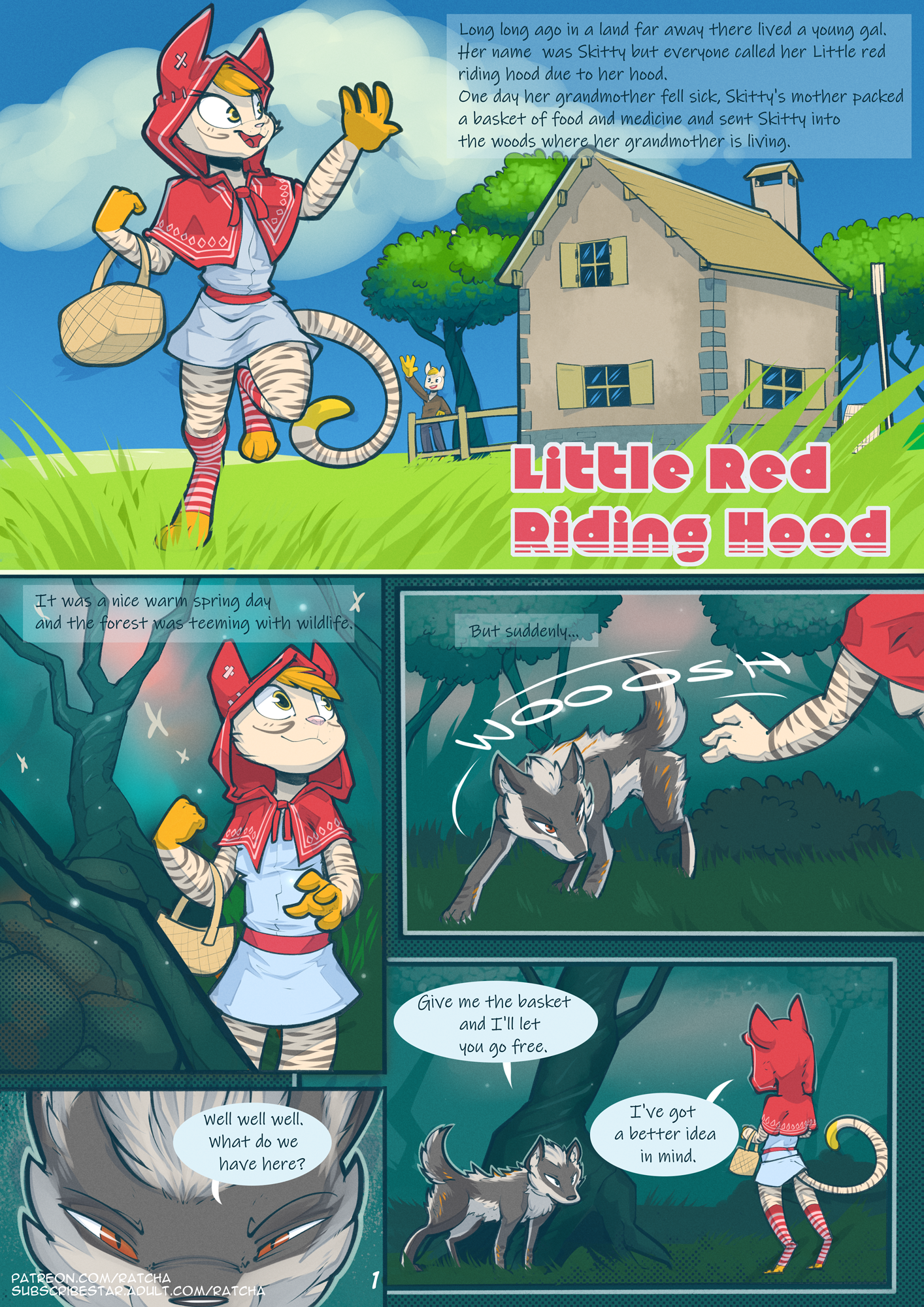 Little Red Riding Hood - Ratcha porn comic picture 1