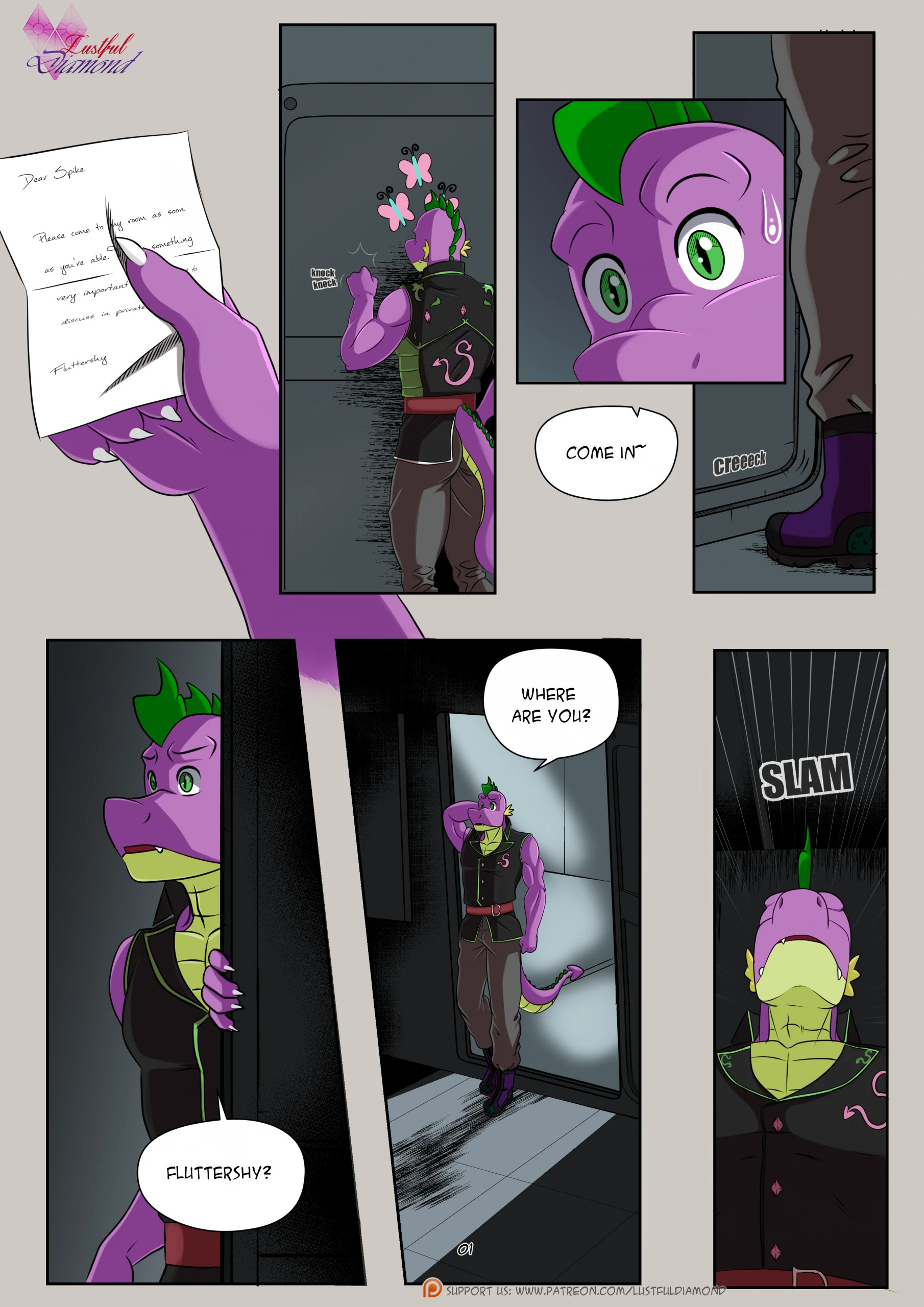 Lustful Diamond - Flutterlie porn comic picture 2