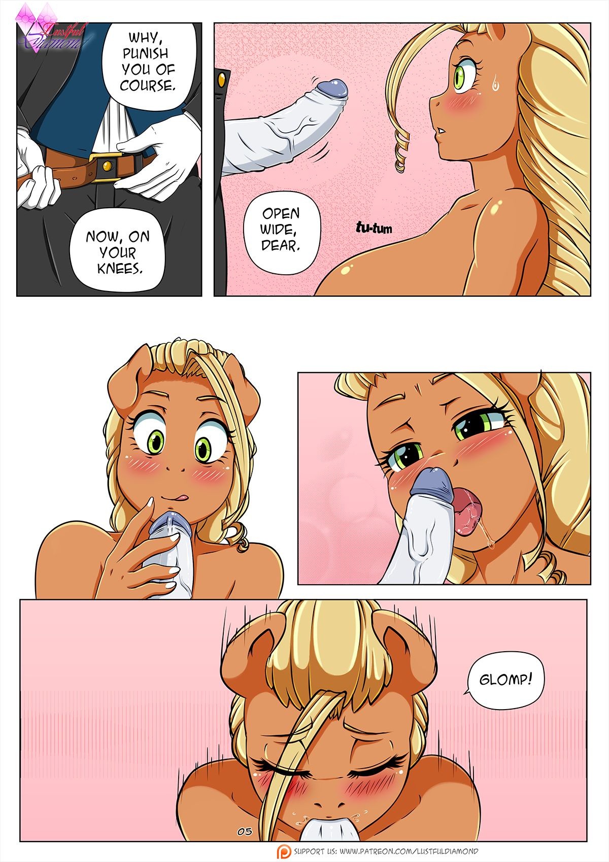 Lustful Diamond - Tardy porn comic picture 6