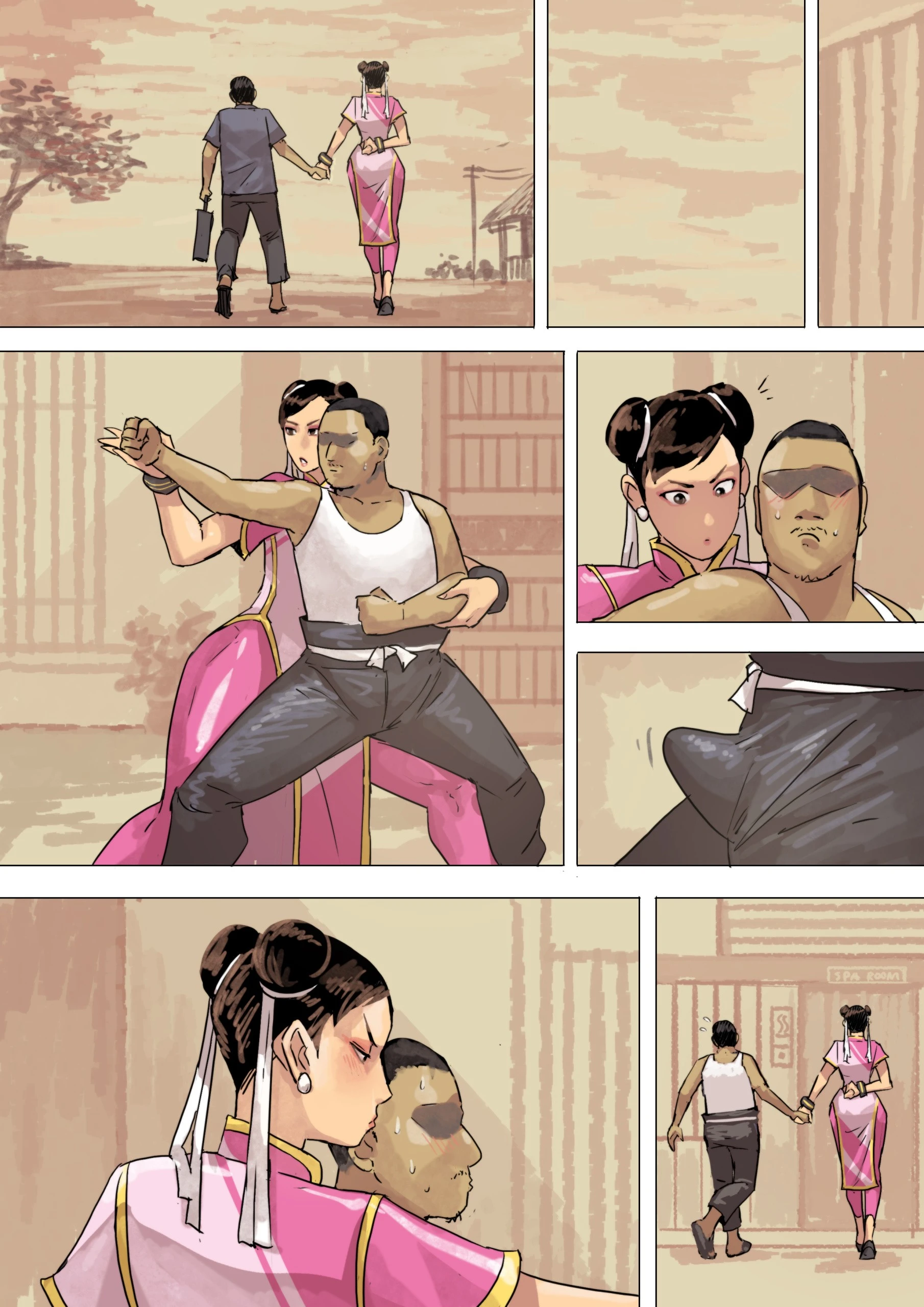 Master Private Spa Therapy porn comic picture 4