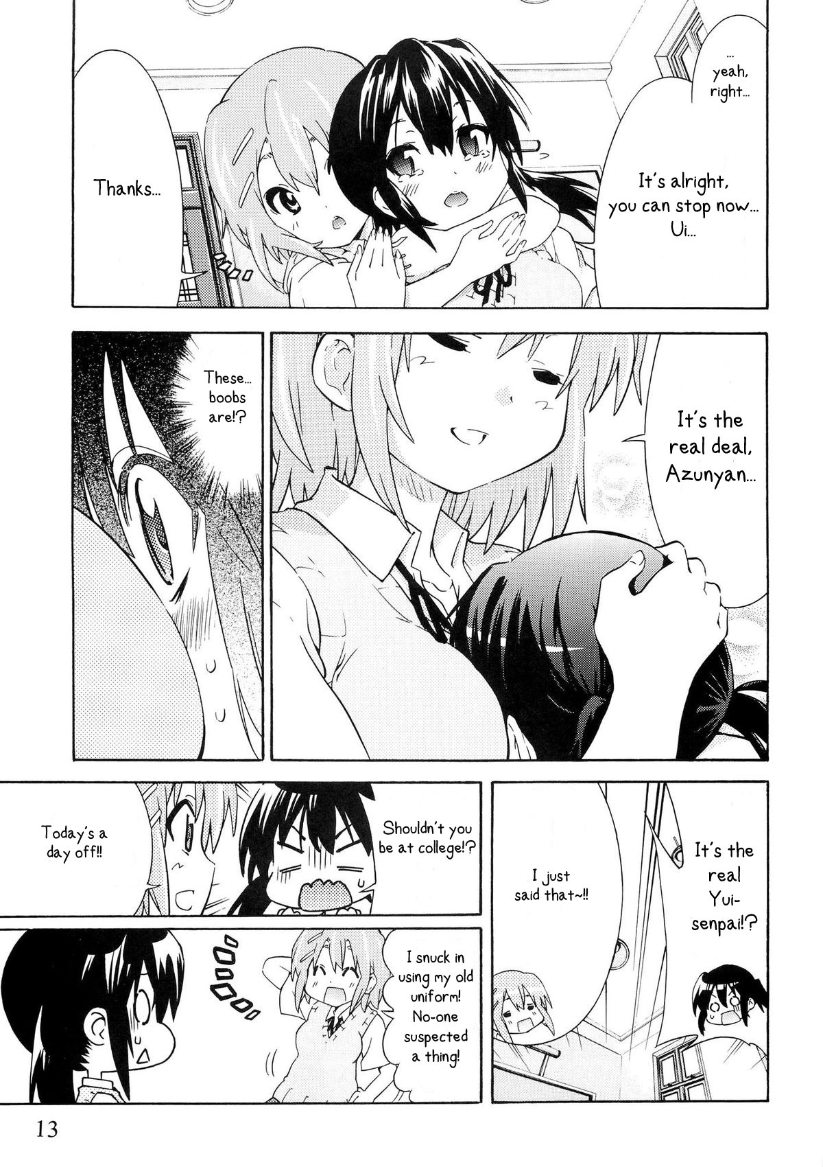 Mesomeso Azunyan! hentai manga picture 10