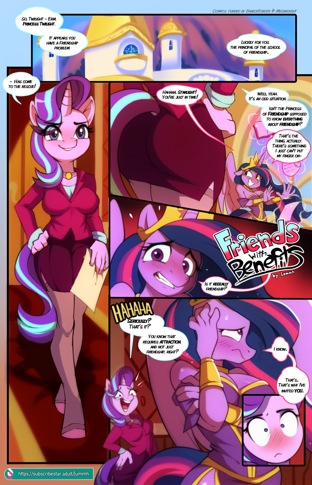 MLP Friendship With Benefits porn comic picture 1
