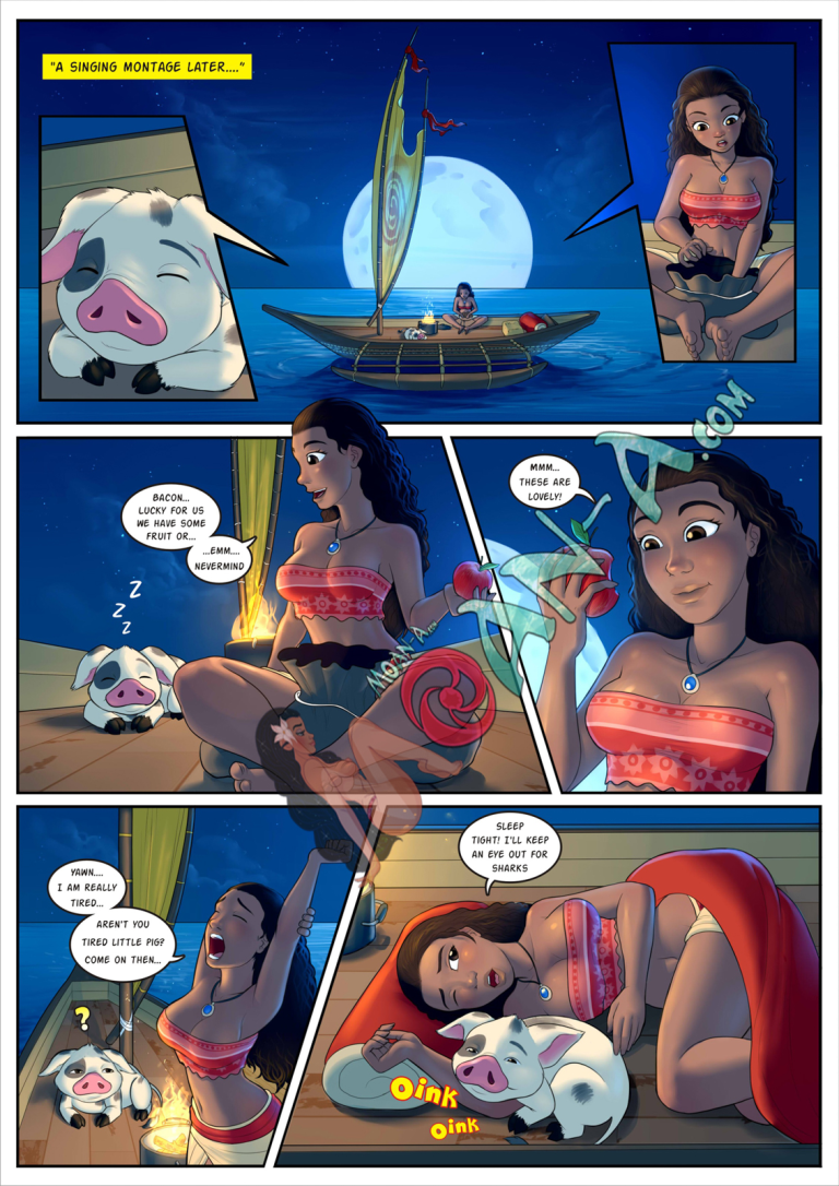 Moan-a Moan Island 2 porn comic picture 2