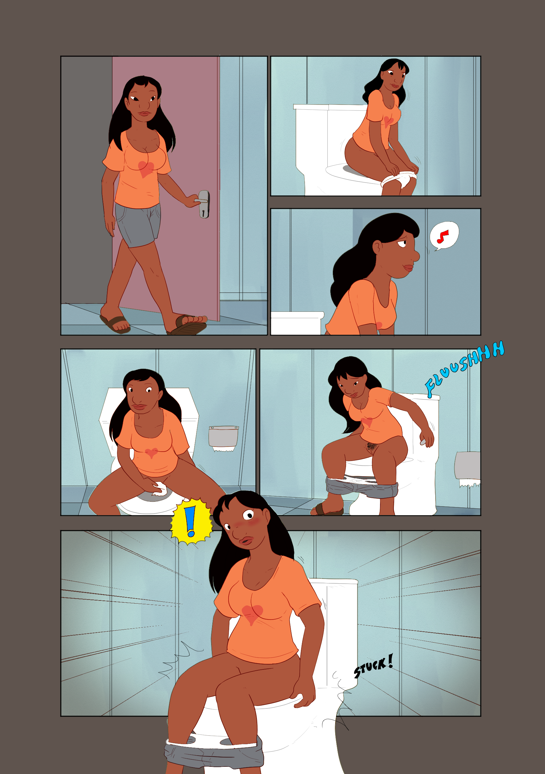 Nani and Stitch porn comic picture 1
