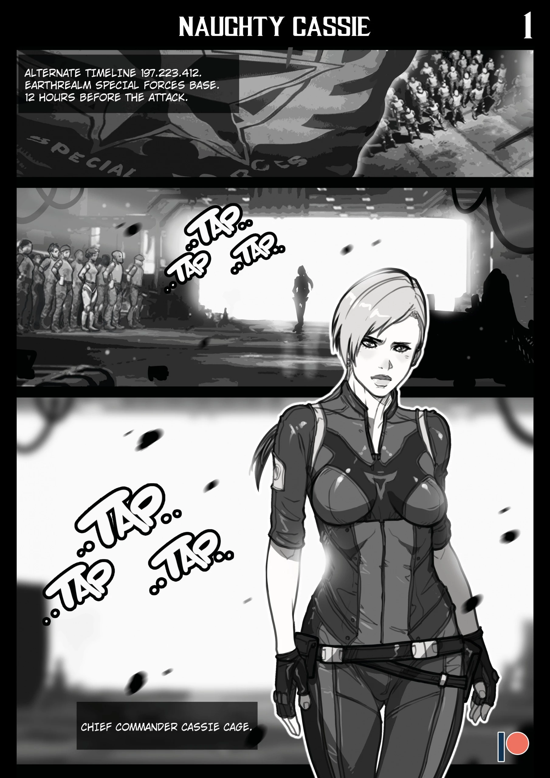 Naughty Cassie porn comic picture 2
