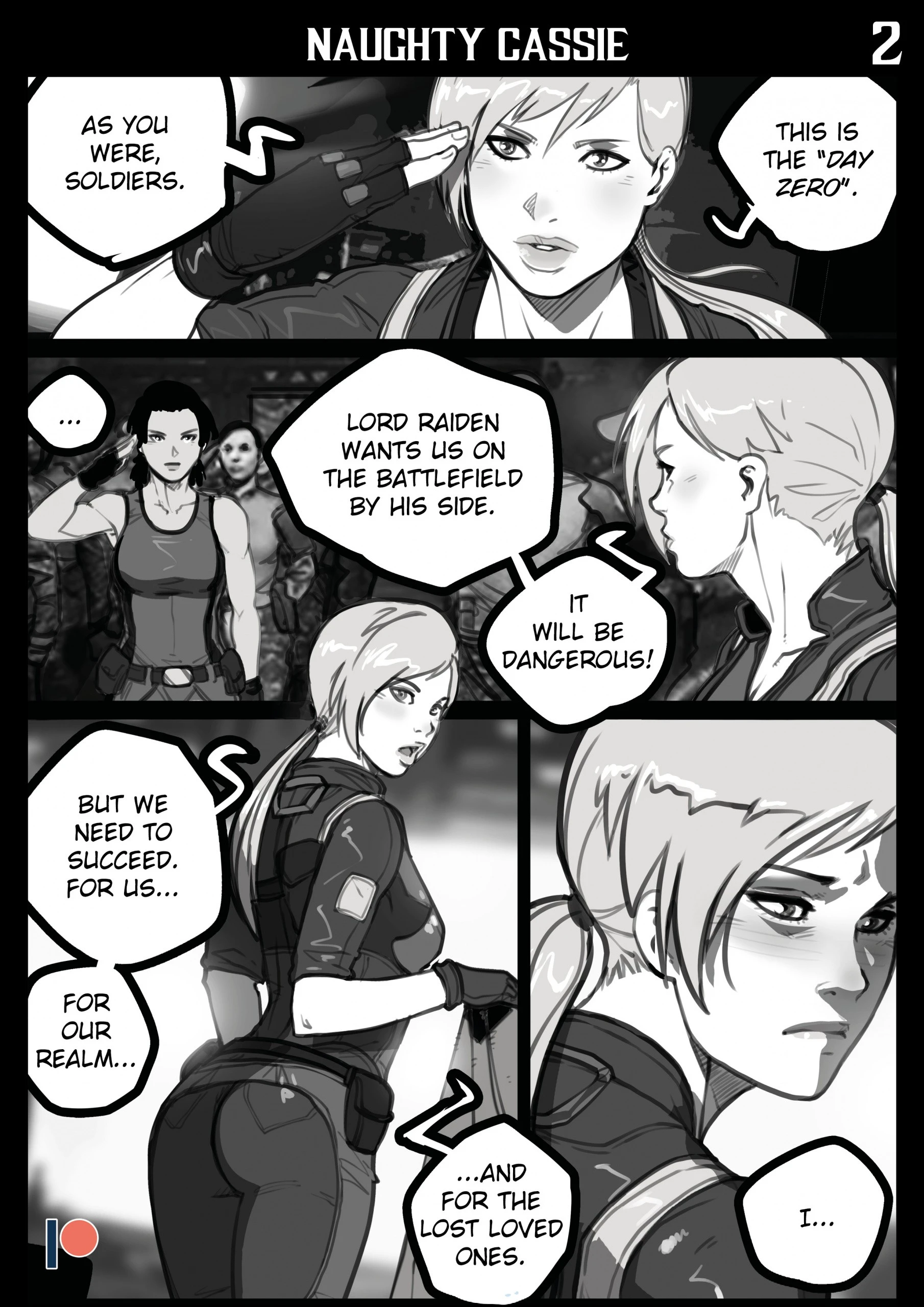 Naughty Cassie porn comic picture 3