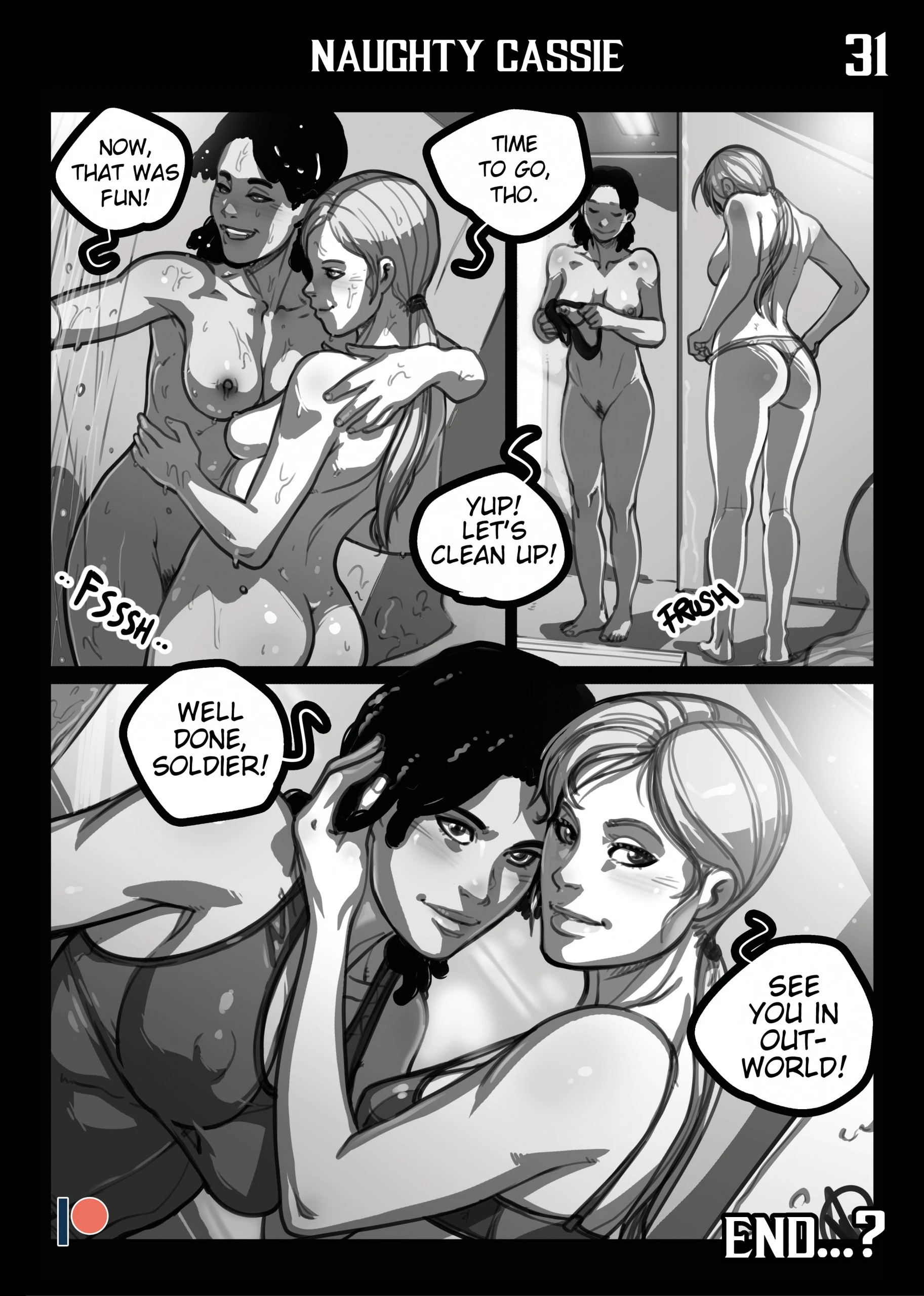 Naughty Cassie porn comic picture 32