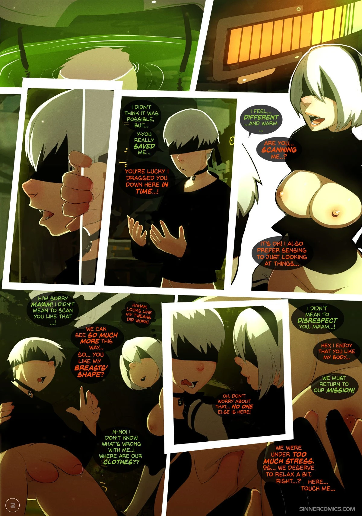 NieR - Automata XXX hentai manga picture 2