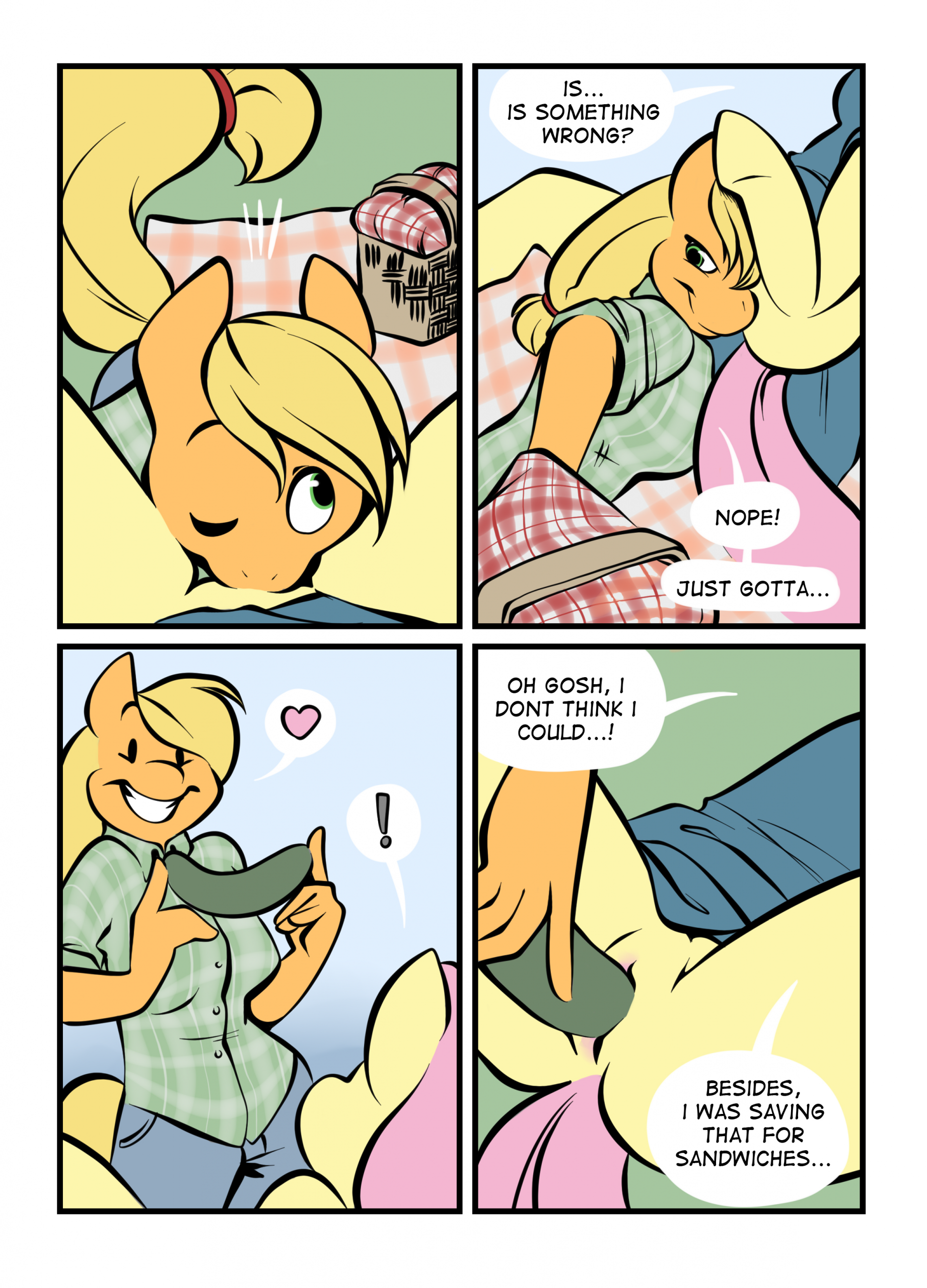 Once Bitten Twice Appleshy porn comic picture 6