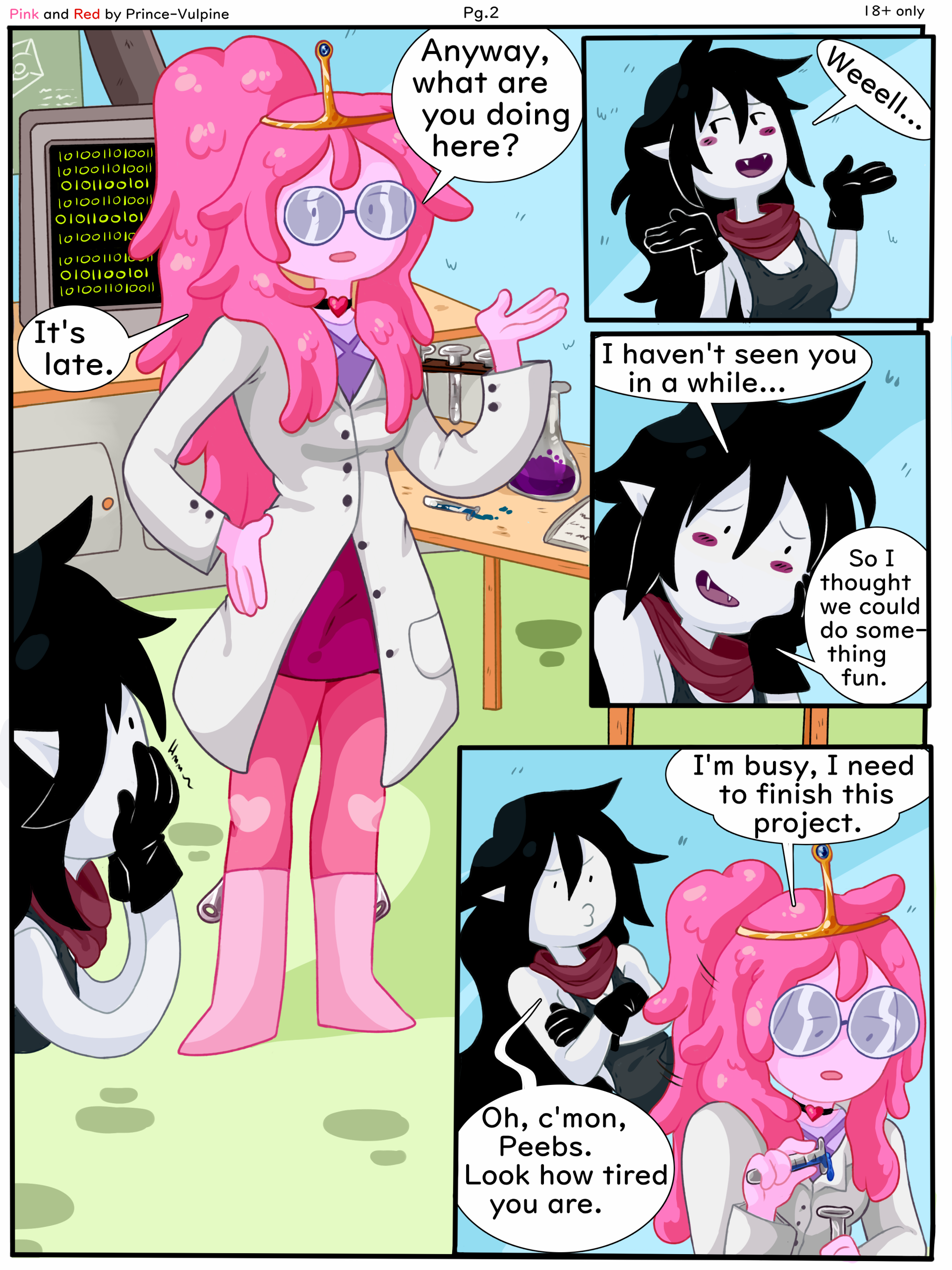Pink and Red A bubbline comic porn comic picture 3